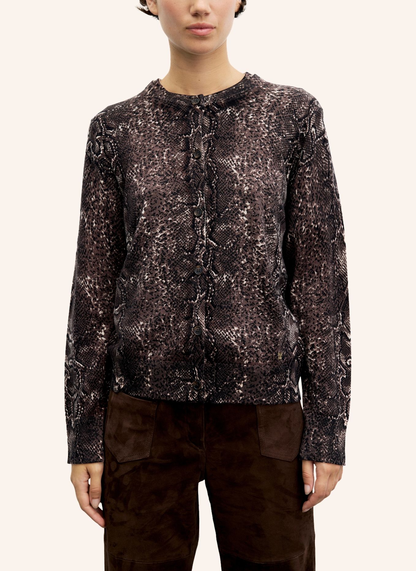 GERARD DAREL Strickjacke ROUBA: BRAUN
