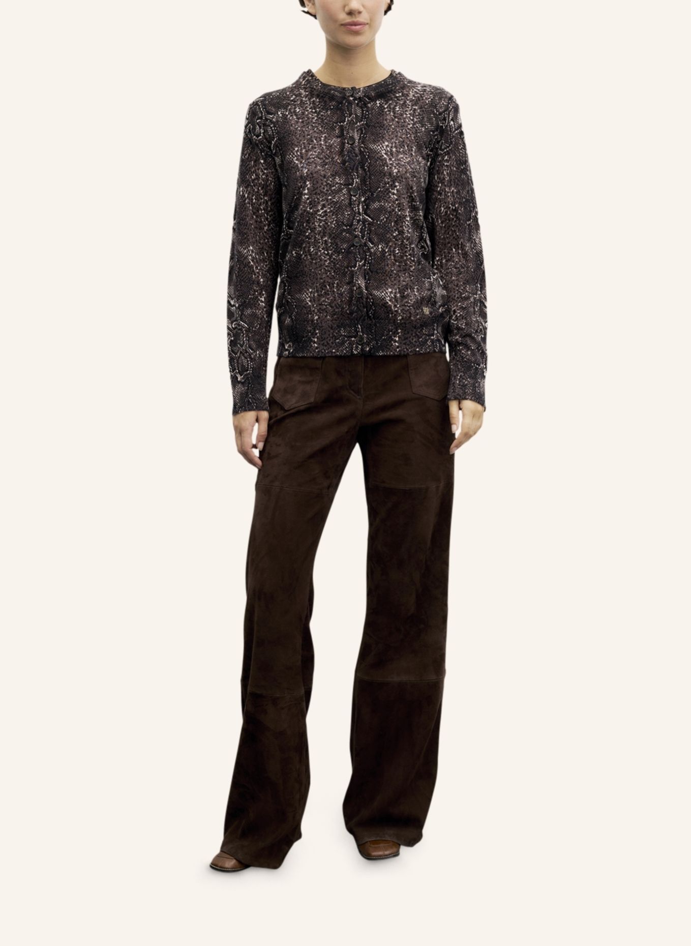 GERARD DAREL Strickjacke ROUBA: BRAUN