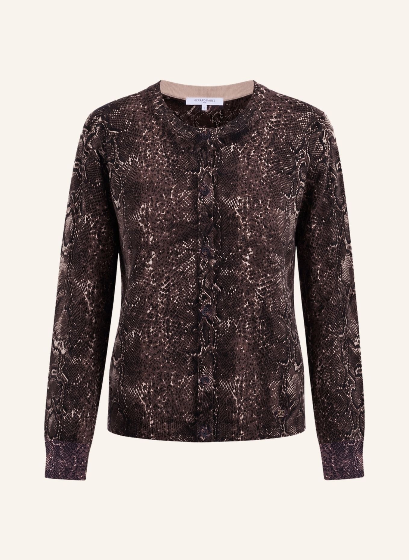 GERARD DAREL Strickjacke ROUBA: BRAUN