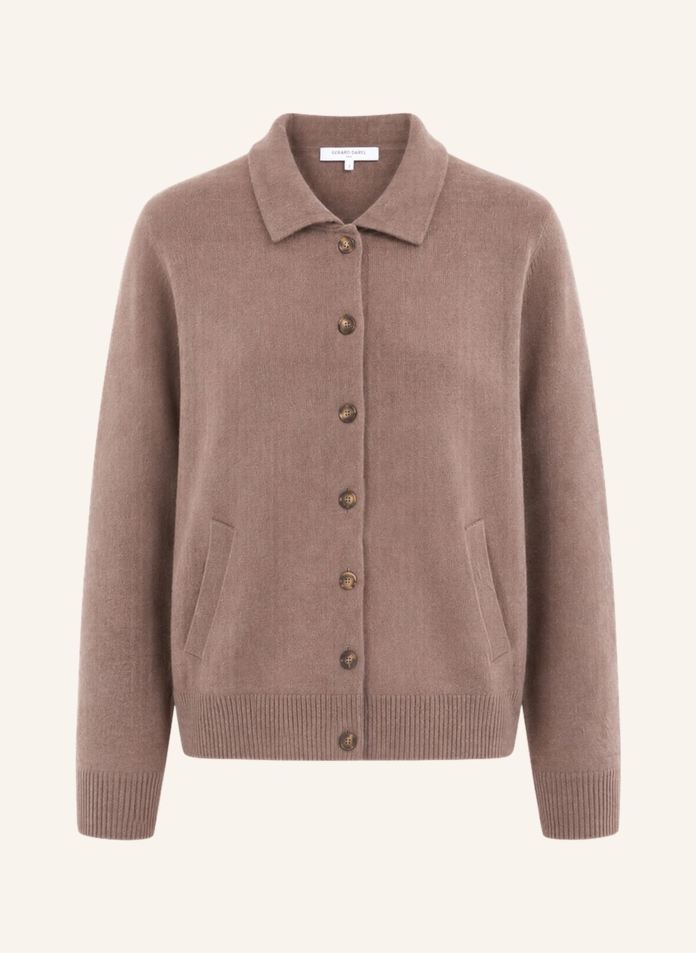 GERARD DAREL Strickjacke RAYNE: BRAUN