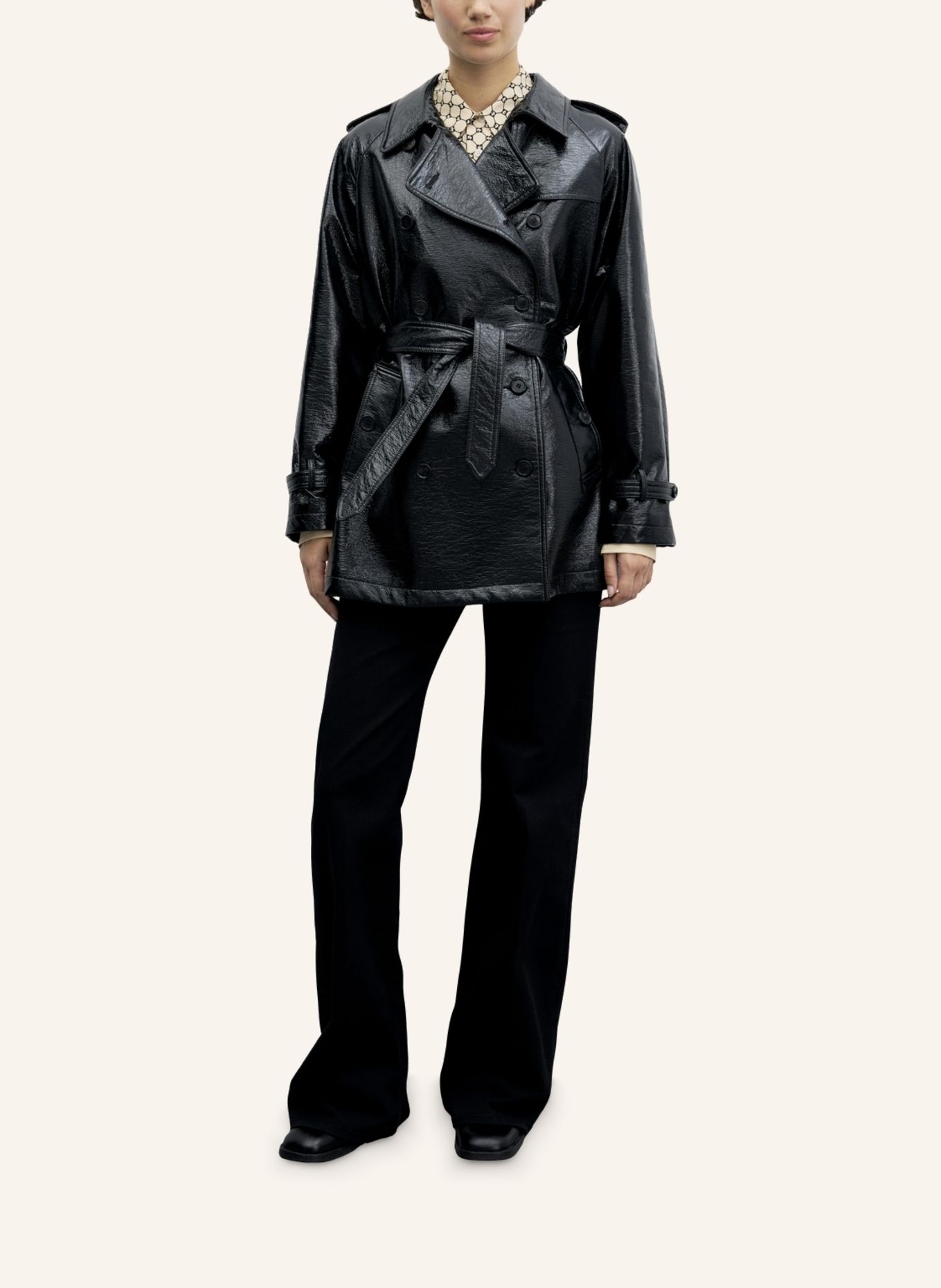 GERARD DAREL Trenchcoat VICKY: SCHWARZ