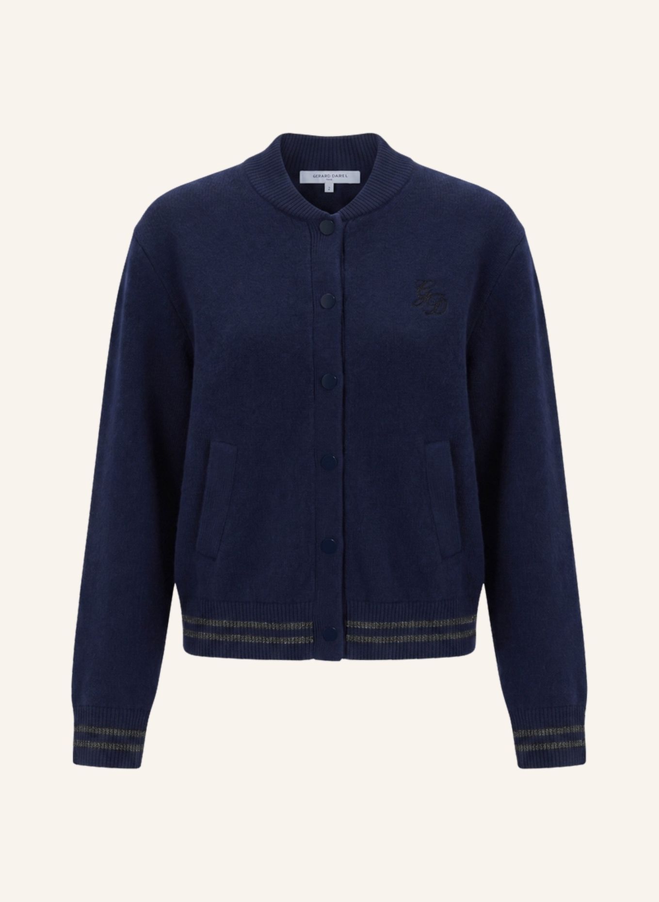 GERARD DAREL Strickjacke REA: DUNKELBLAU