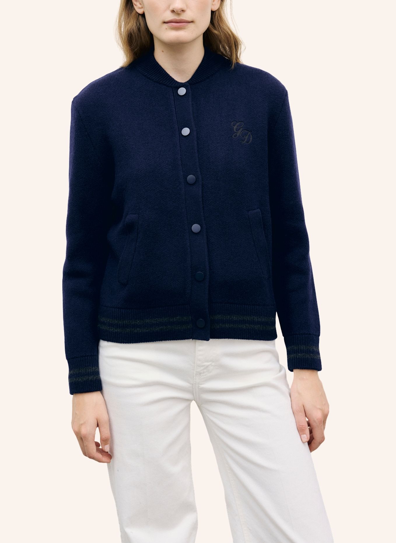 GERARD DAREL Strickjacke REA: DUNKELBLAU
