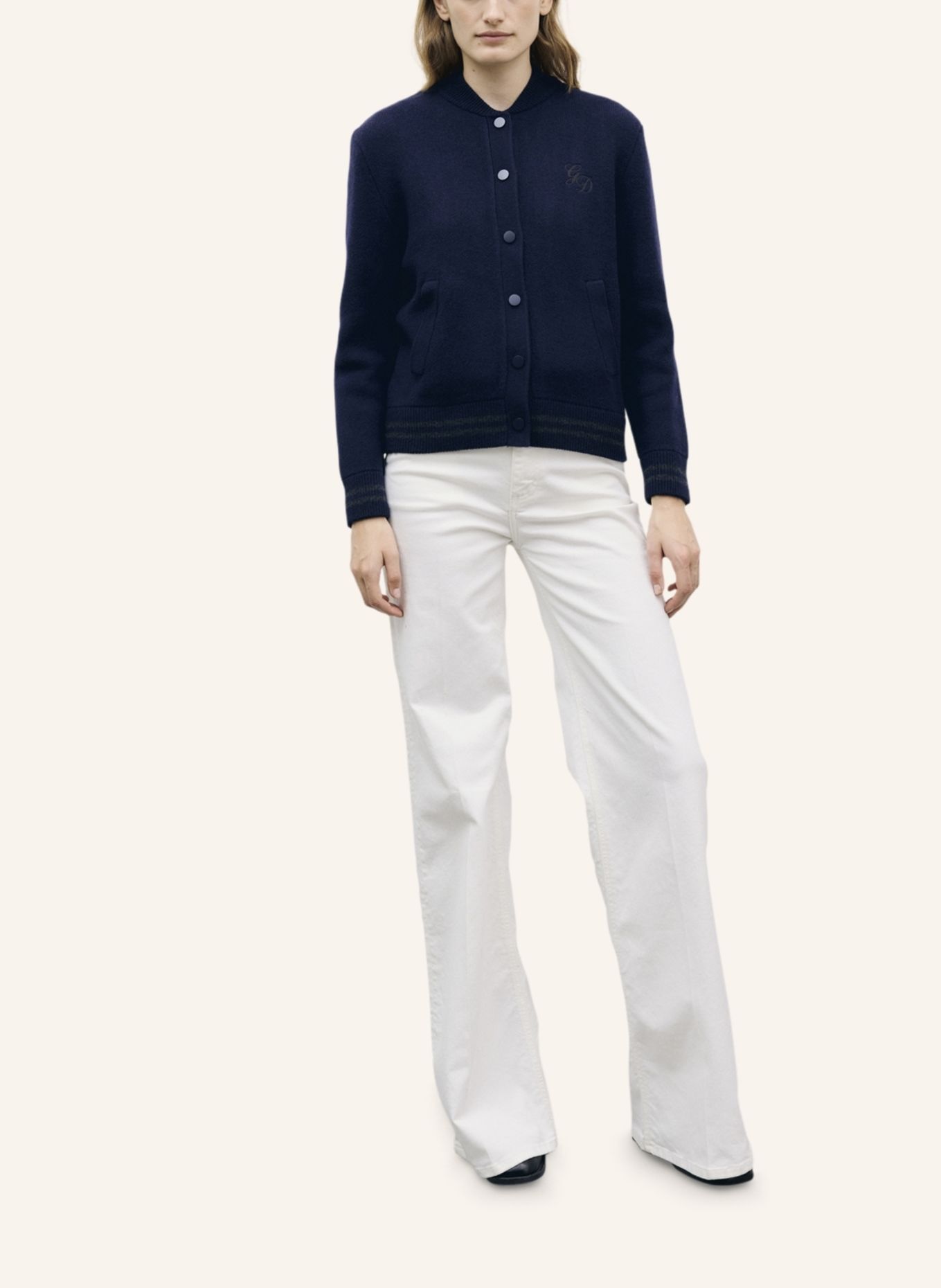 GERARD DAREL Strickjacke REA: DUNKELBLAU