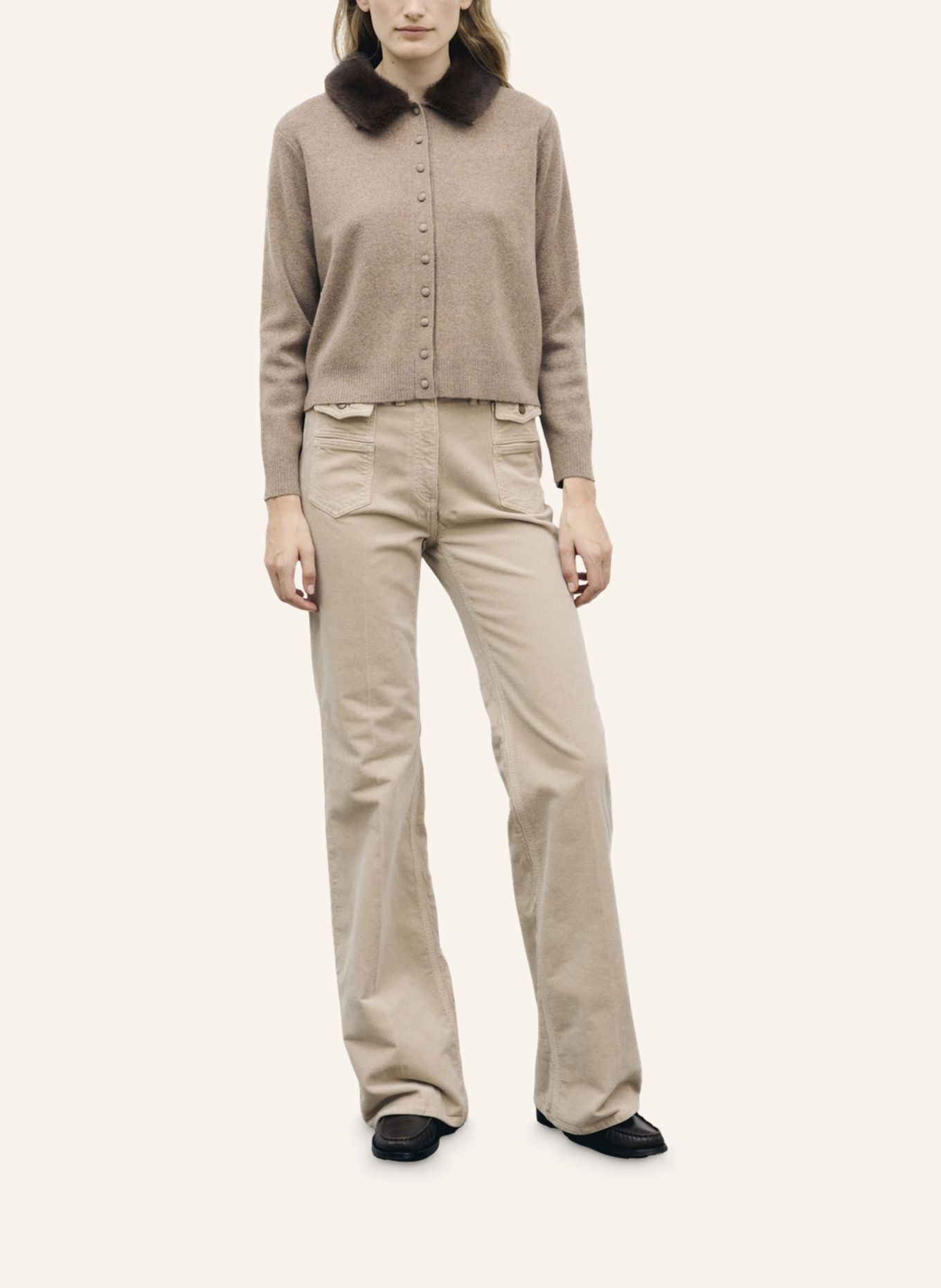 GERARD DAREL Strickjacke RILA: BEIGE