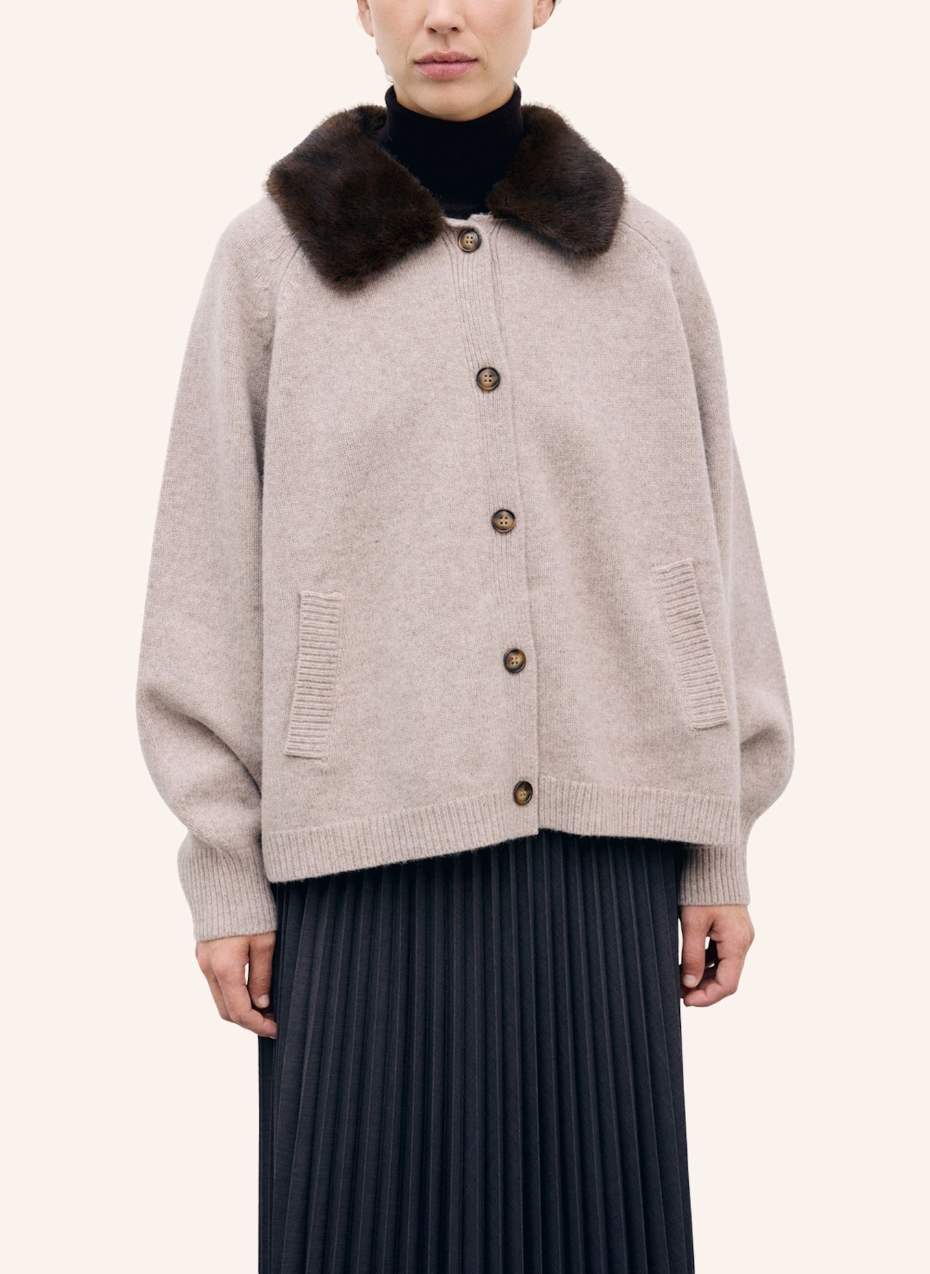 GERARD DAREL Strickjacke ROSALBA: BEIGE