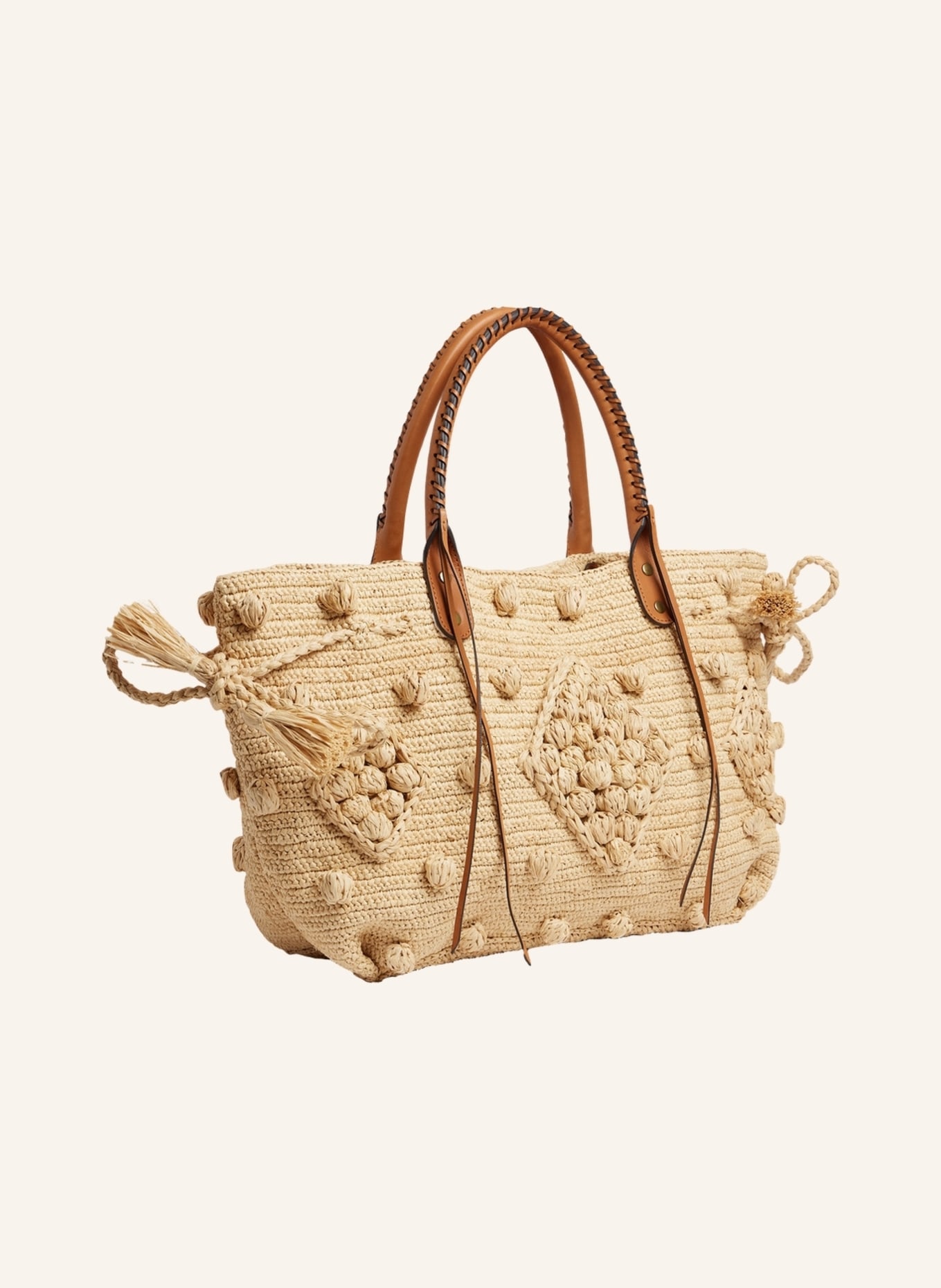 GERARD DAREL Tasche 24 GD RAPHIA: BEIGE