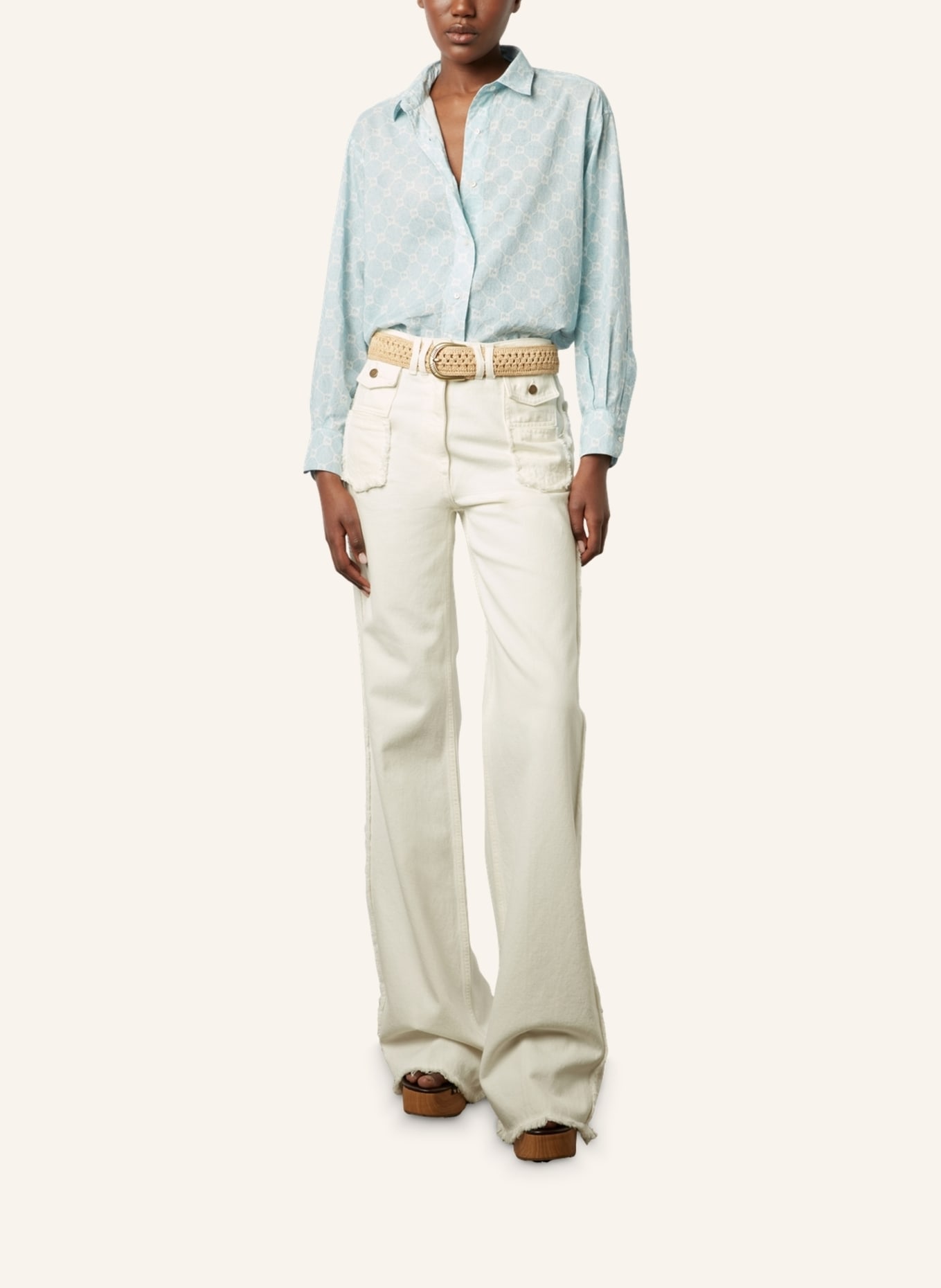 GERARD DAREL Bluse CLYDE, Farbe: BLAU (Bild 3)