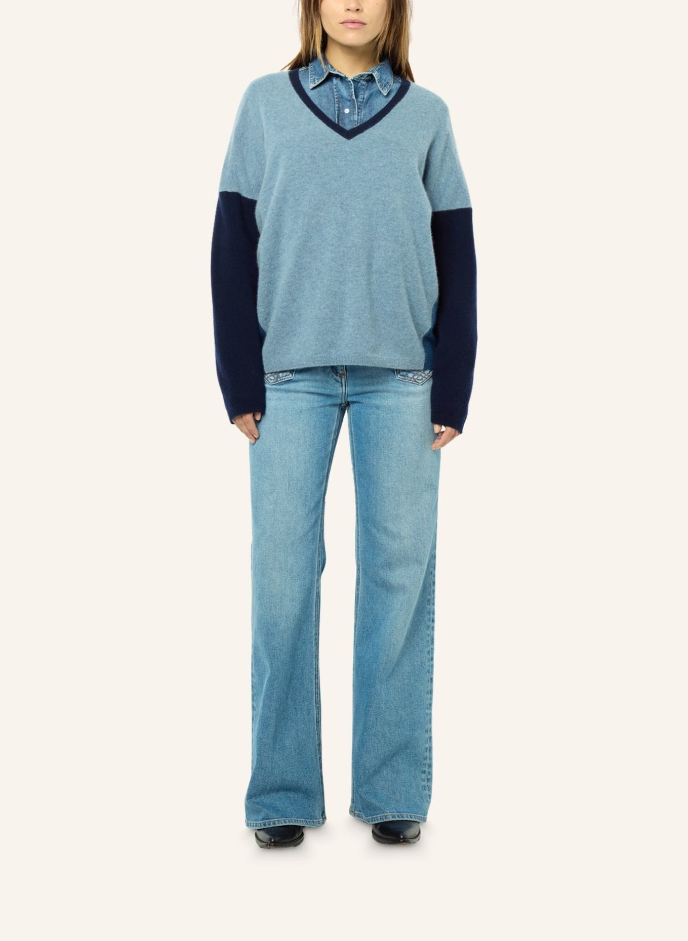 GERARD DAREL Pullover JALYA, Farbe: BLAU (Bild 4)