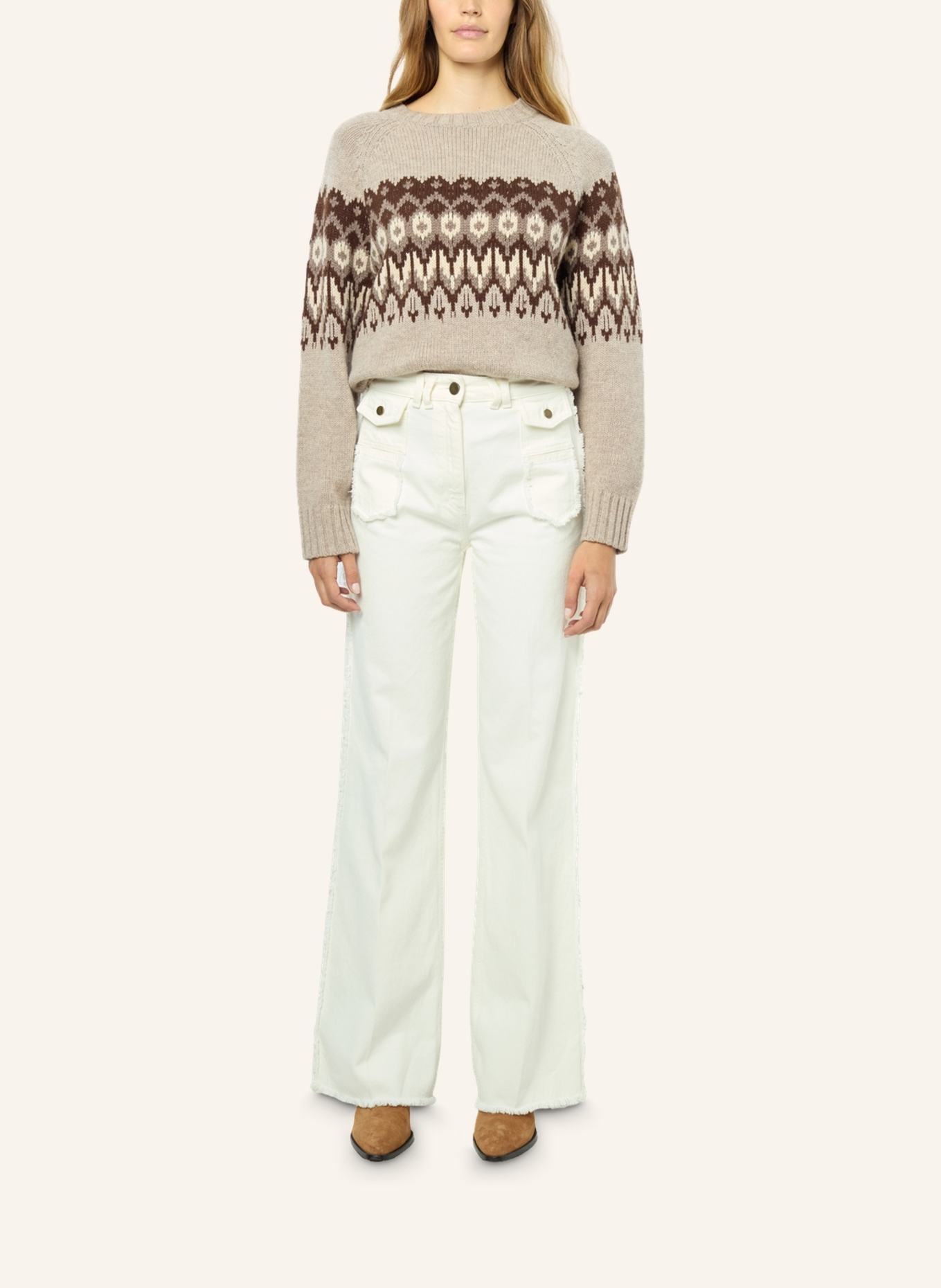 GERARD DAREL Jeans ANNA: ECRU