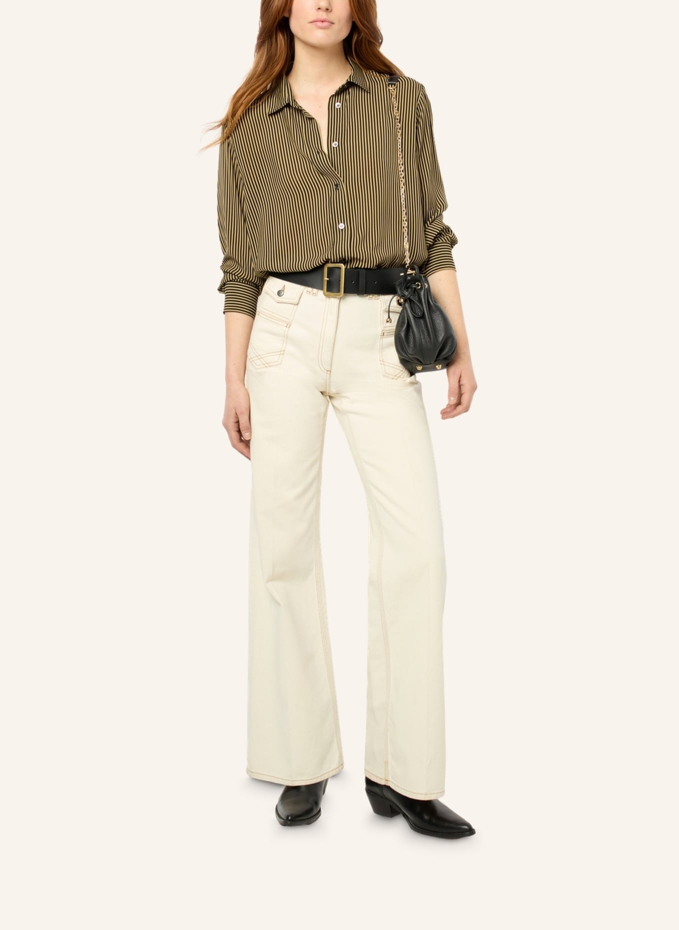 GERARD DAREL Bluseen CLYDE, Farbe: BEIGE (Bild 3)