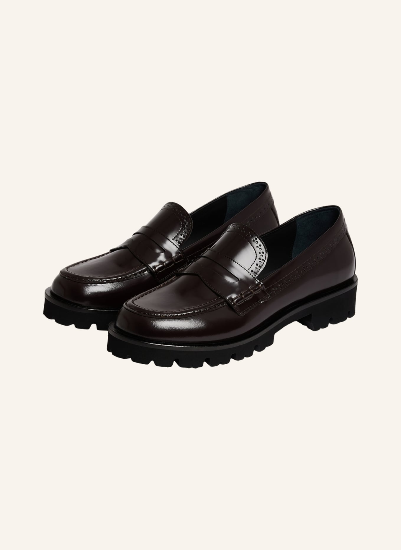 GERARD DAREL Mokassins JACK: DUNKELROT