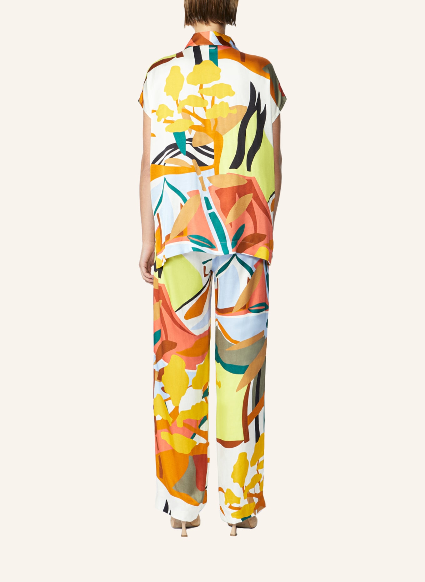 XANDRES Bluse HYREL, Farbe: DUNKELROT/ HELLORANGE (Bild 2)