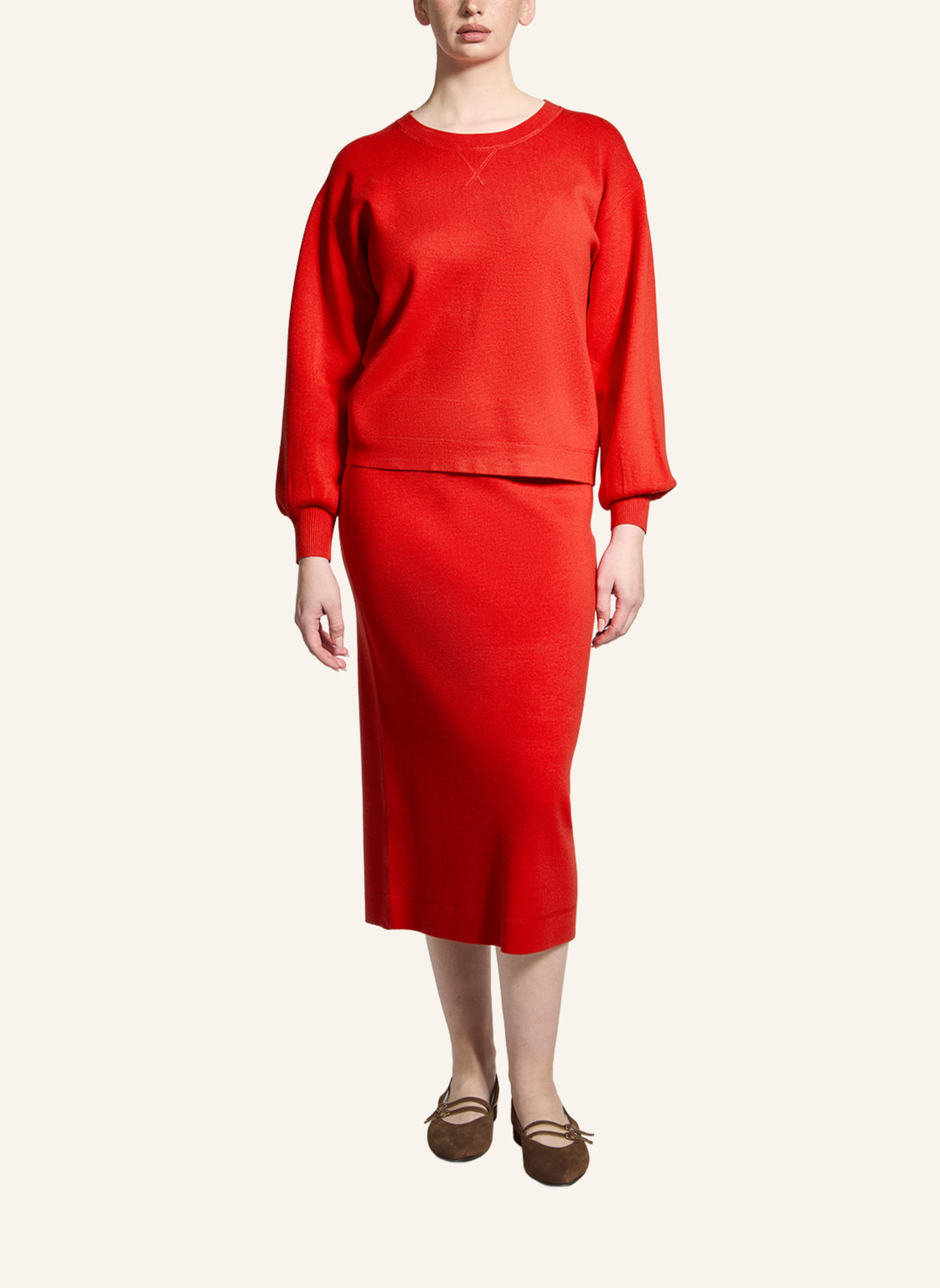 XANDRES Pullover ALEYNA: ROT