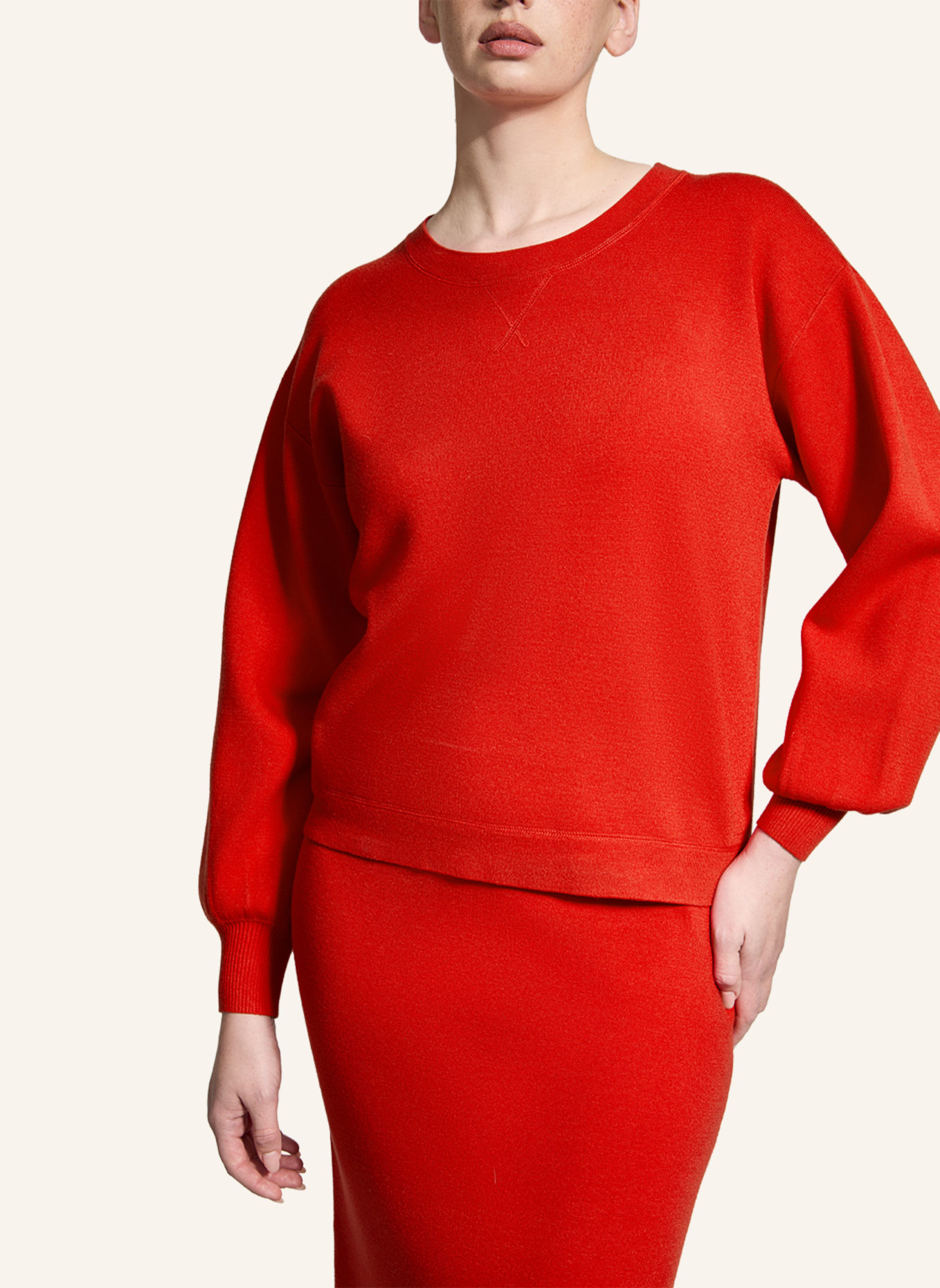 XANDRES Pullover ALEYNA: ROT