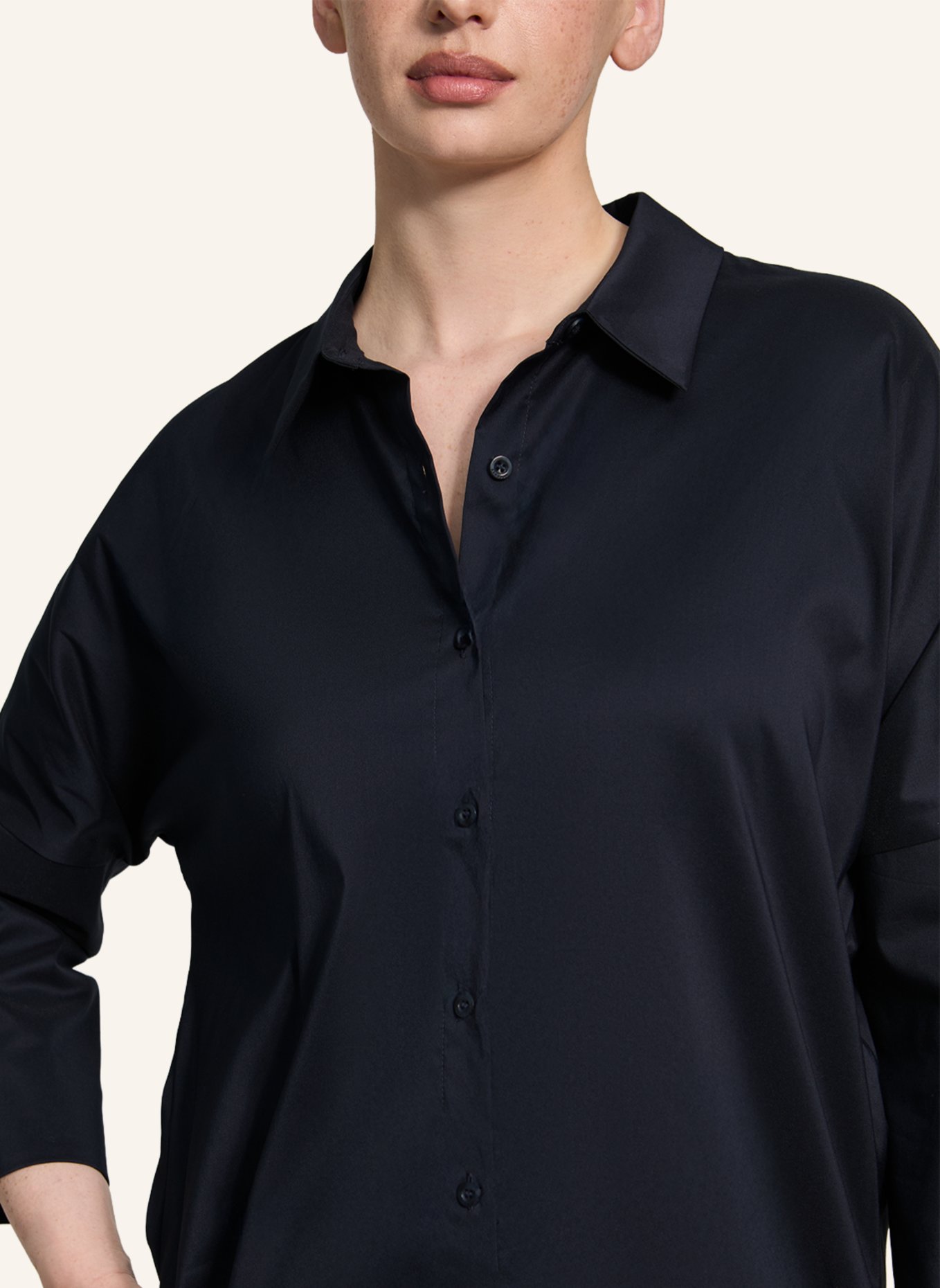 XANDRES Kleider KATAN: DUNKELBLAU/ BLAU