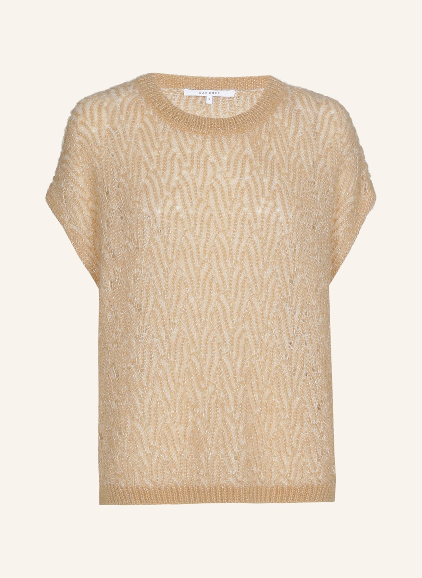 XANDRES Pullover BAKIRA: BEIGE/ GRAU