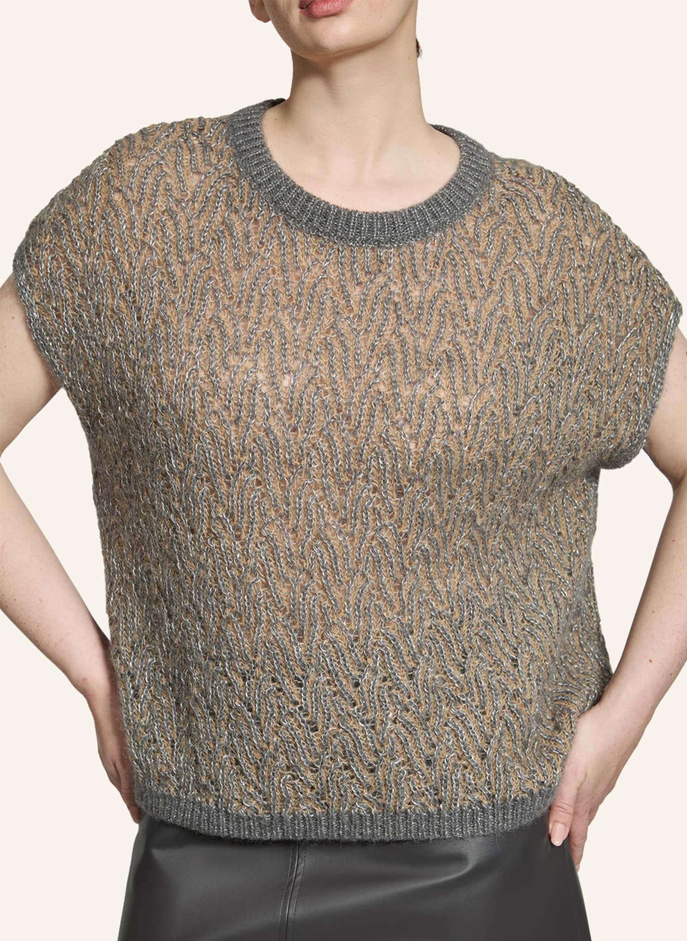 XANDRES Pullover BAKIRA: GRAU