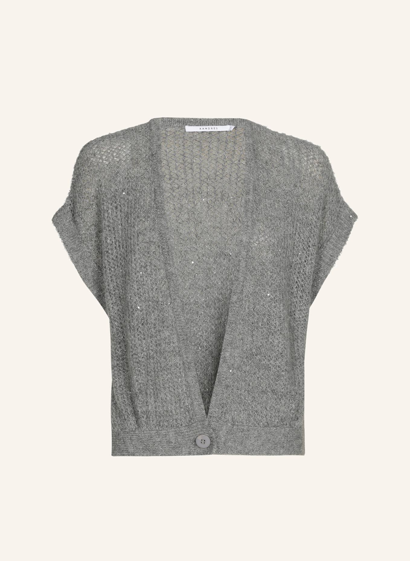 XANDRES Cardigan AYDA: GRAU