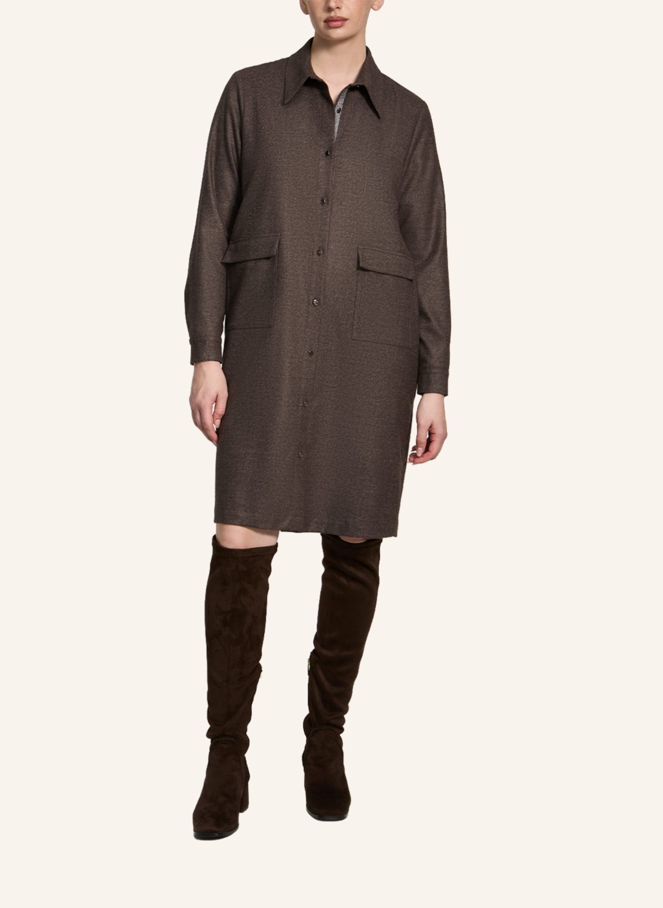 XANDRES Kleid KEONY: BRAUN