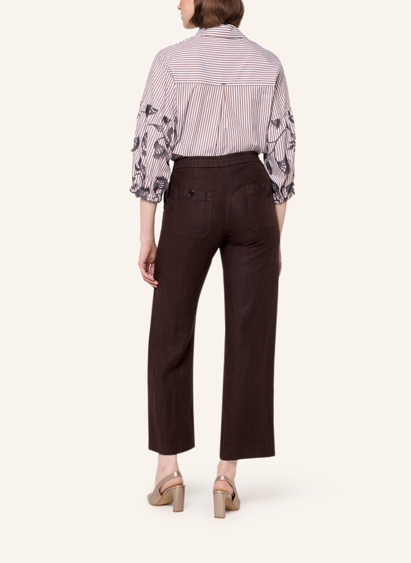 XANDRES Hosen PHOCUS: BRAUN