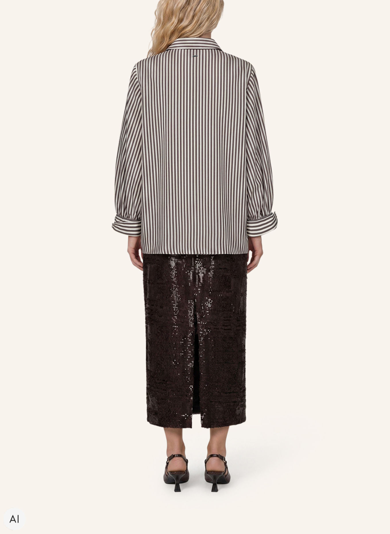 XANDRES Blusen & Hemden HELOISA: BRAUN