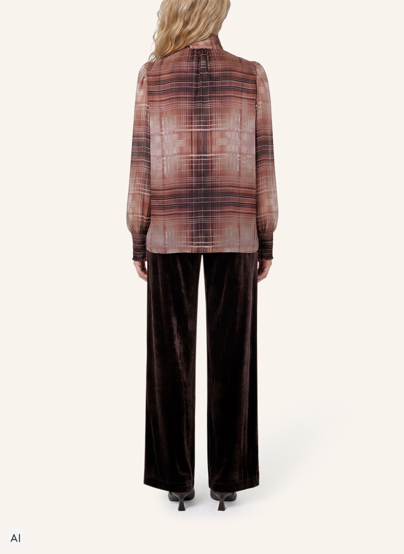 XANDRES Blusen & Hemden HIRE: BRAUN