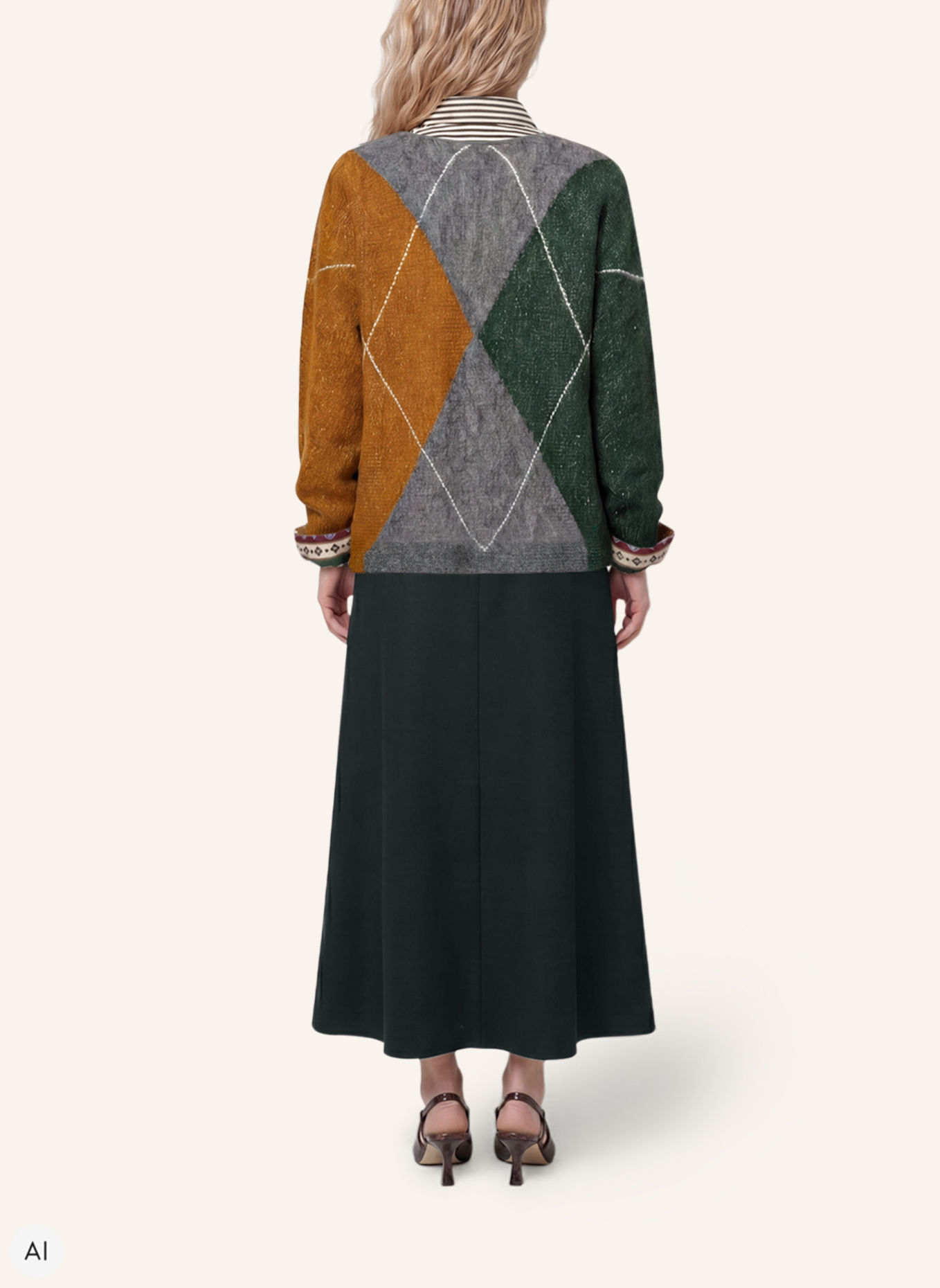 XANDRES Pullover BRETT: GRAU