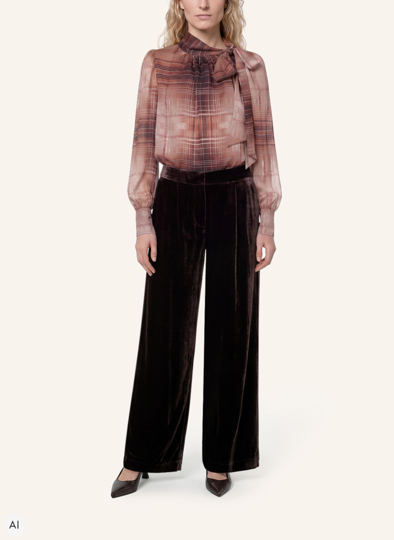 XANDRES Blusen & Hemden HIRE: BRAUN