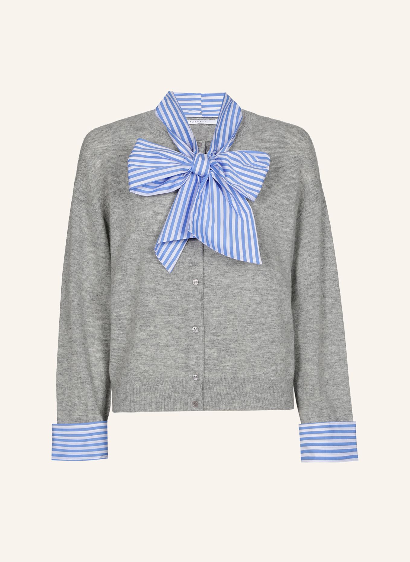 XANDRES Strickjacken ALIANNE: GRAU