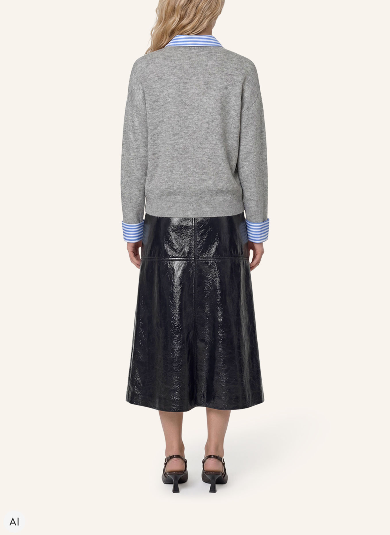 XANDRES Strickjacken ALIANNE: GRAU