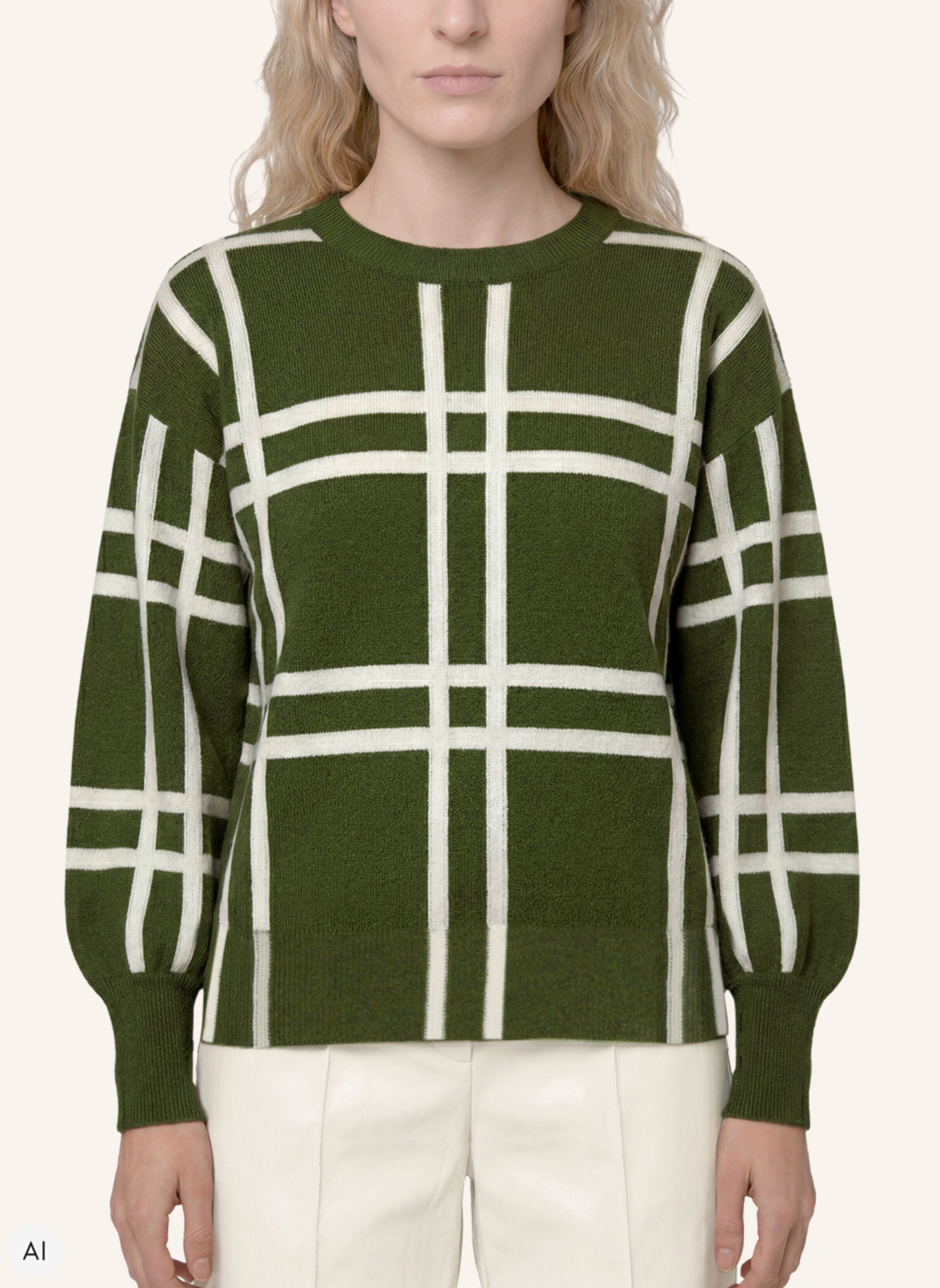 XANDRES Pullover SARA: GRÜN