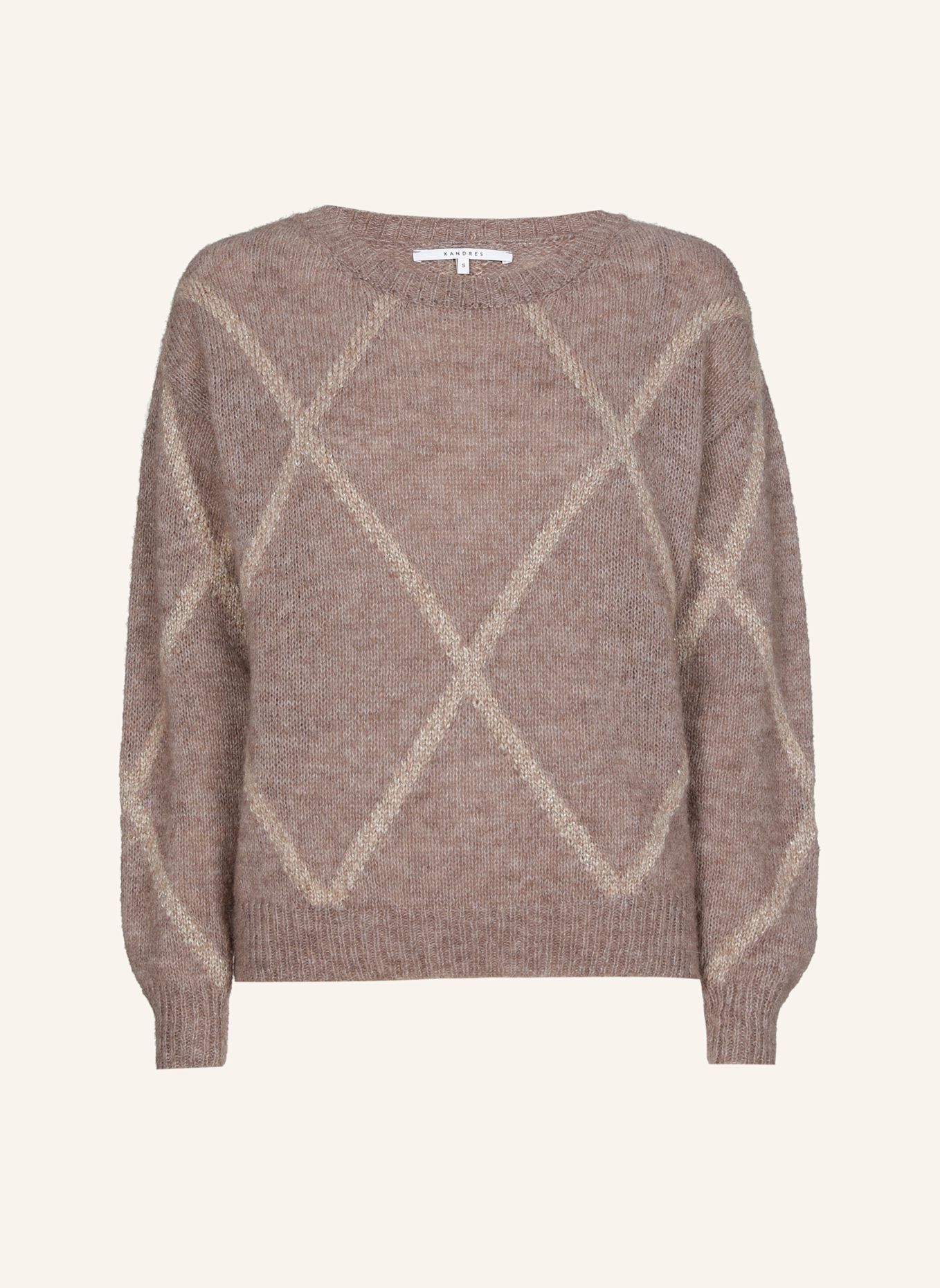 XANDRES Pullover BENEDITTA: BEIGE