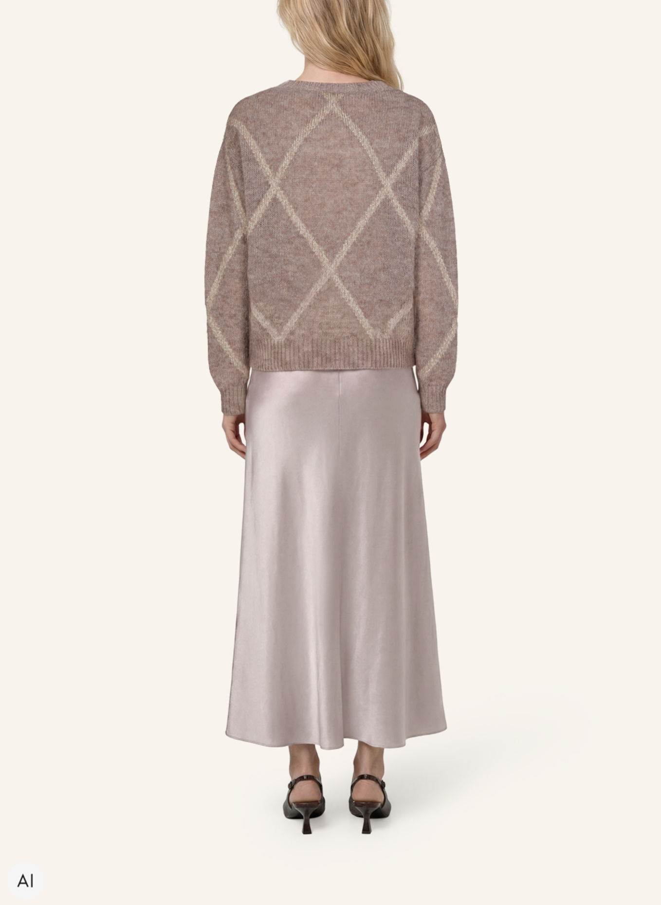 XANDRES Pullover BENEDITTA: BEIGE