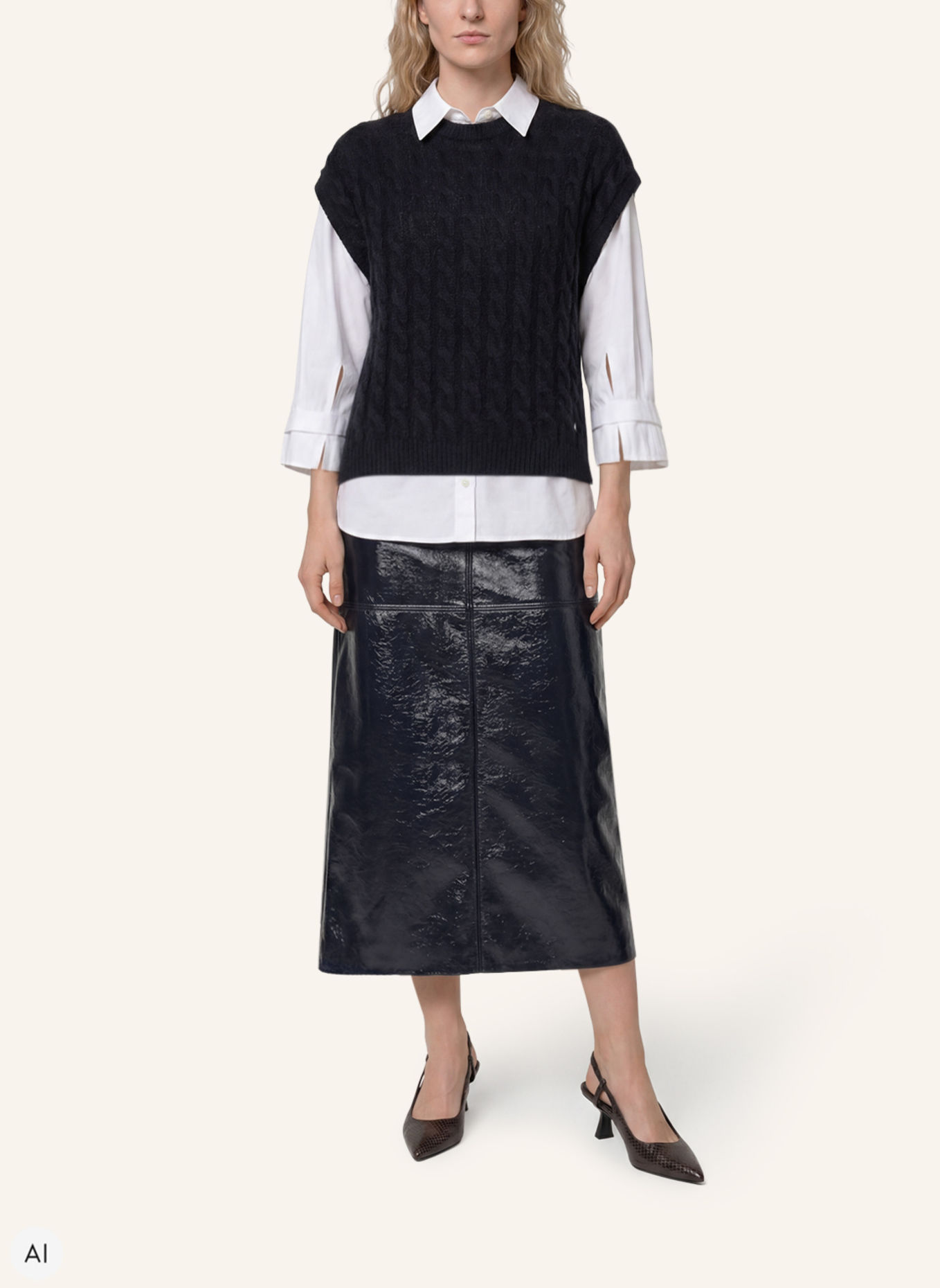 XANDRES Pullover BALWINDER: DUNKELBLAU / BLAU