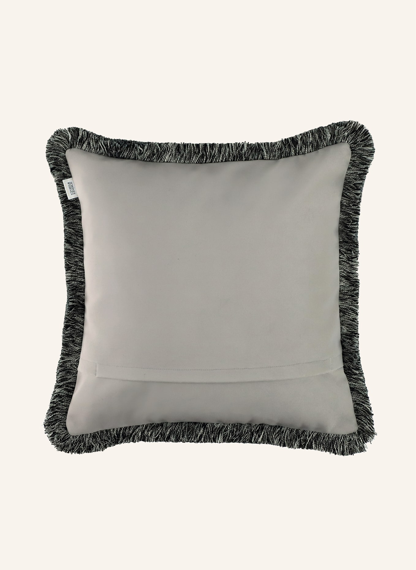 SCHÖNER WOHNEN KOLLEKTION Zierkissenhülle TRAIL: DUNKELGRAU