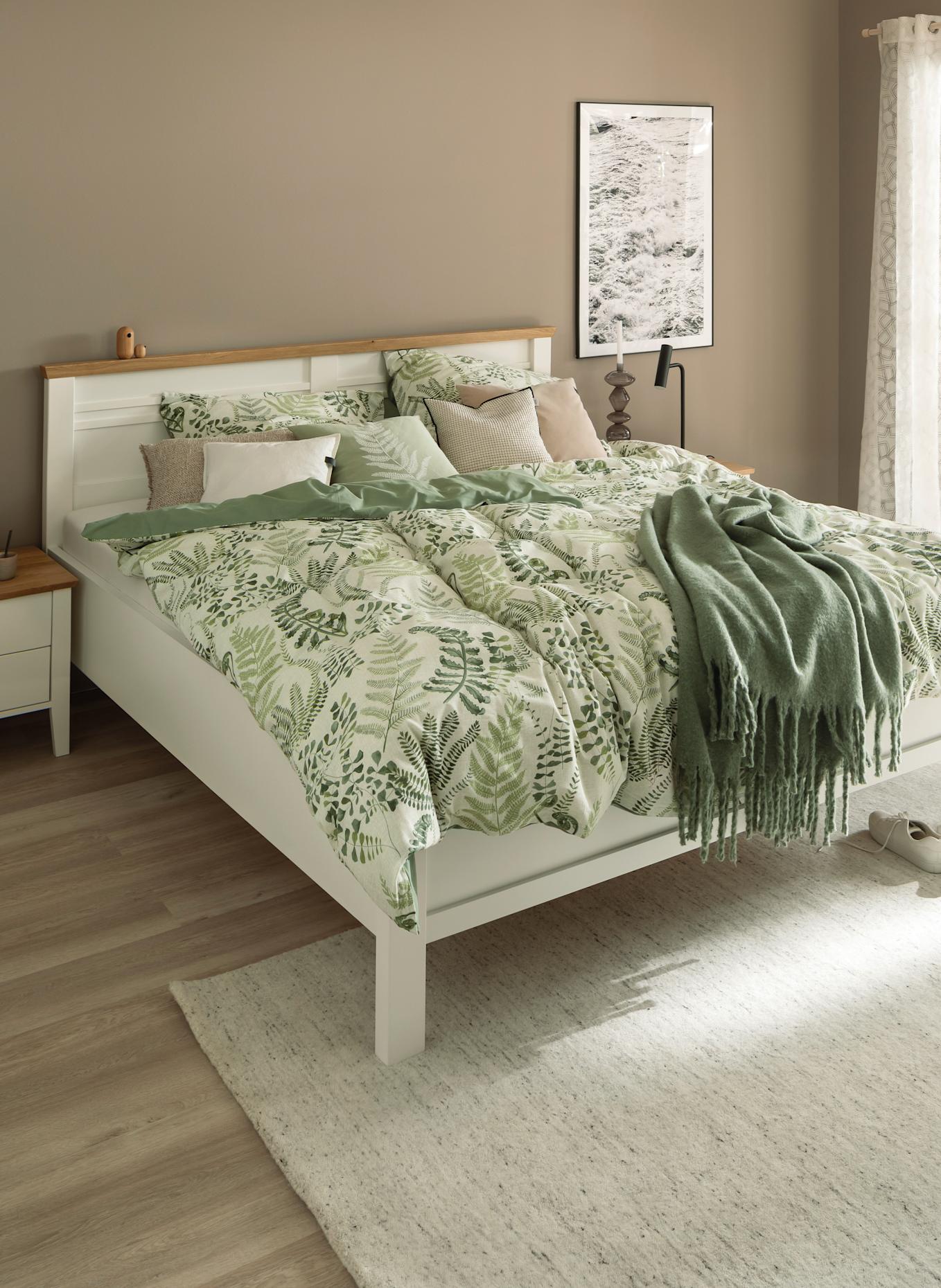 SCHÖNER WOHNEN KOLLEKTION Percal Bettwäsche VIVA: GRÜN