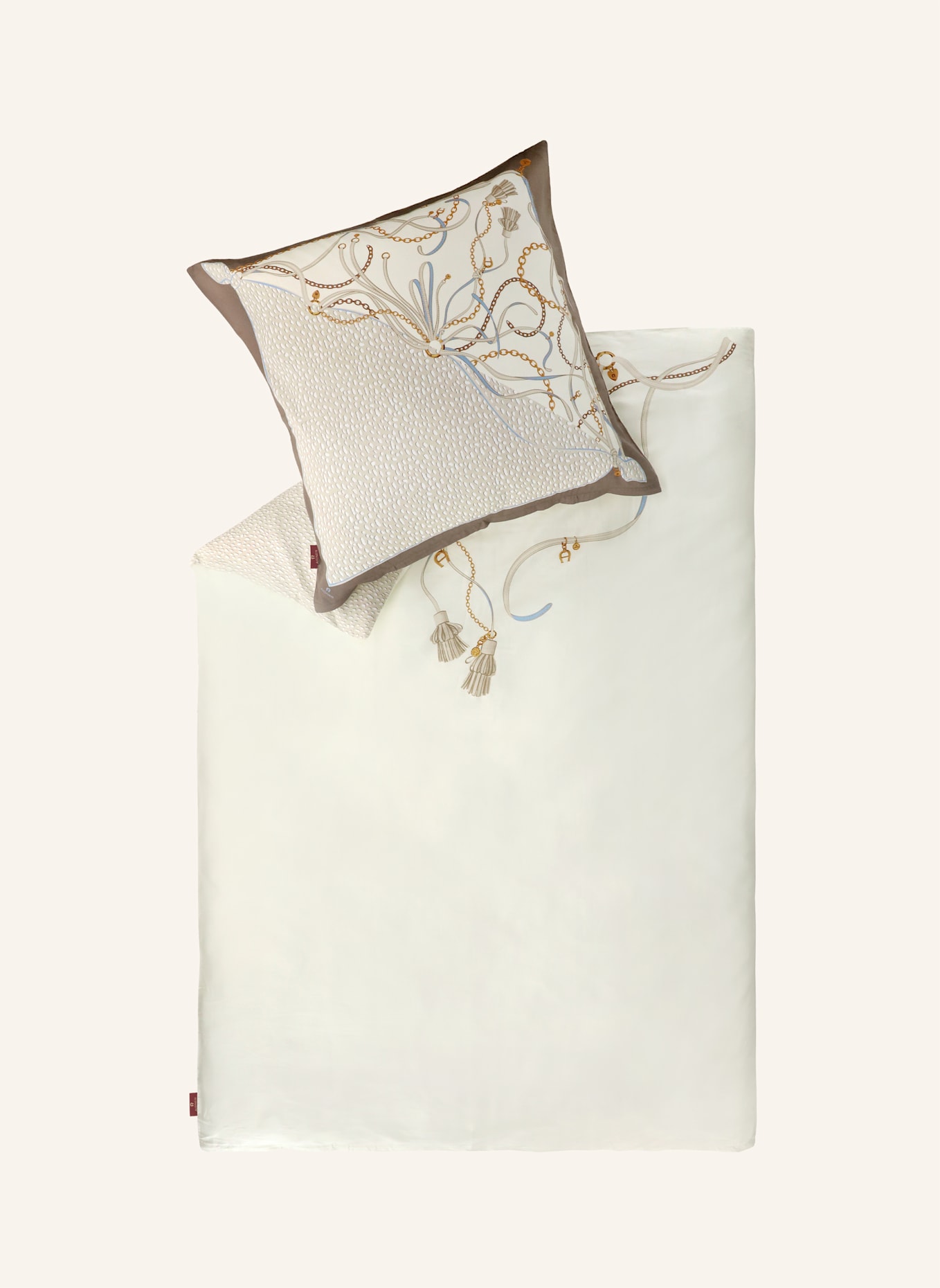 AIGNER Satin Bettwäsche DEBBIE: BEIGE