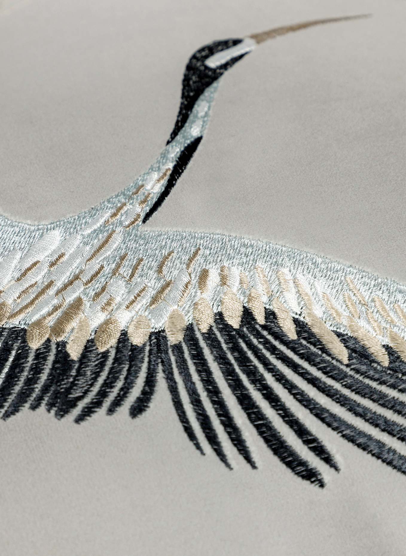 SCHÖNER WOHNEN KOLLEKTION Zierkissenhülle TRAIL: DUNKELGRAU