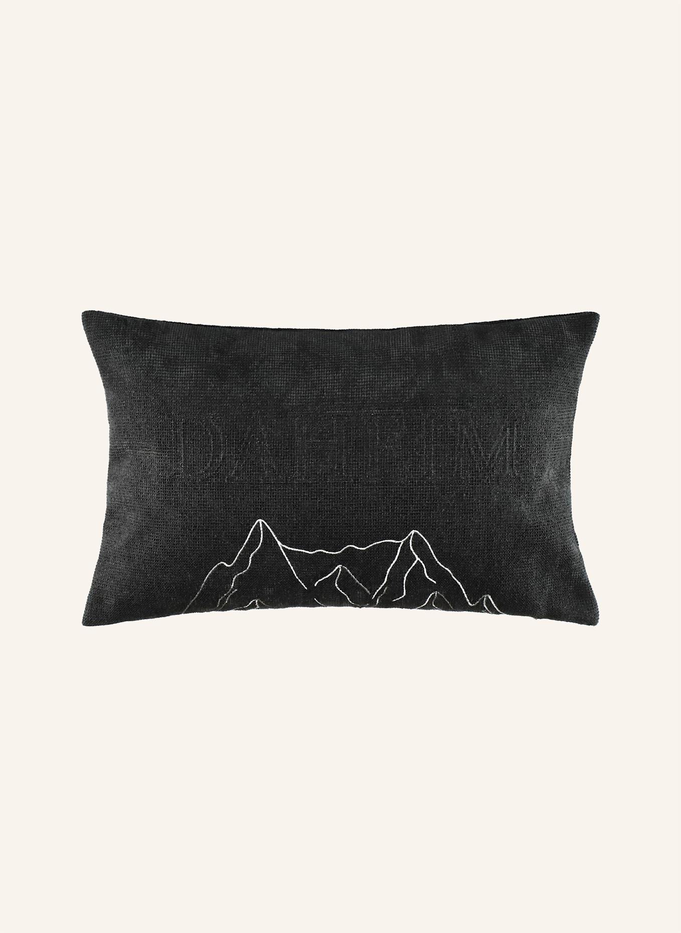 SPORTALM Zierkissenhülle DAHEIM: SCHWARZ
