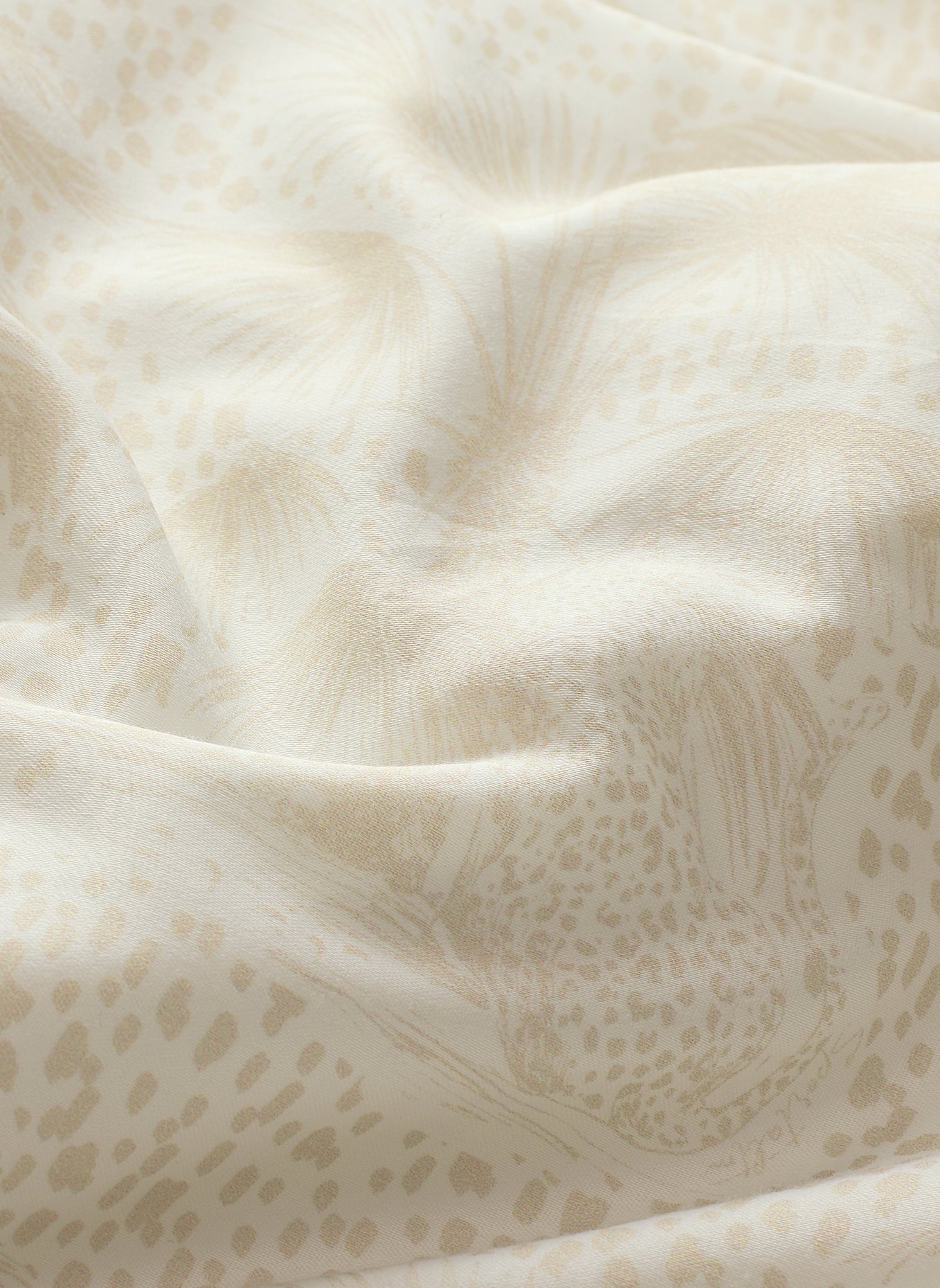 SPORTALM Satin Bettwäsche PALMS: BEIGE