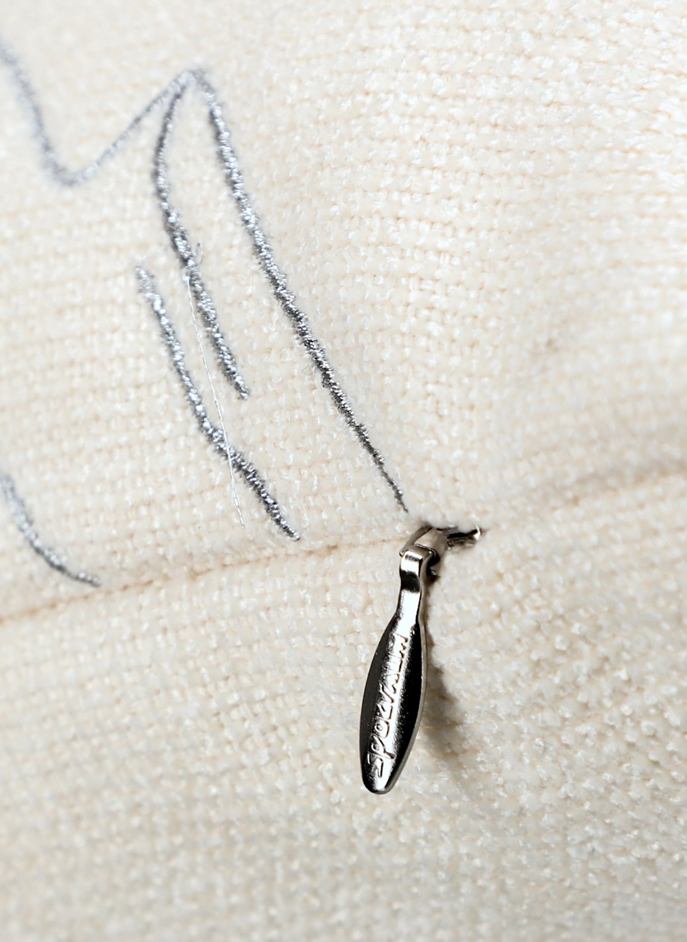 SPORTALM Zierkissenhülle DAHEIM: WEISS