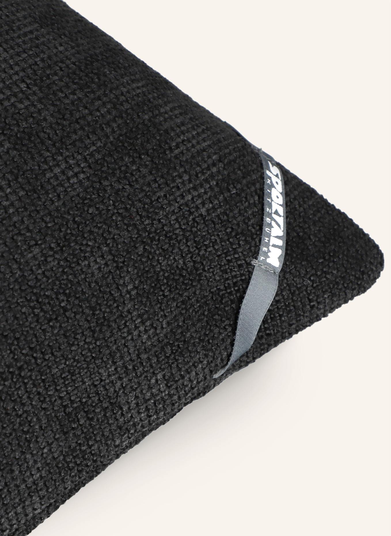 SPORTALM Zierkissenhülle DAHEIM: SCHWARZ