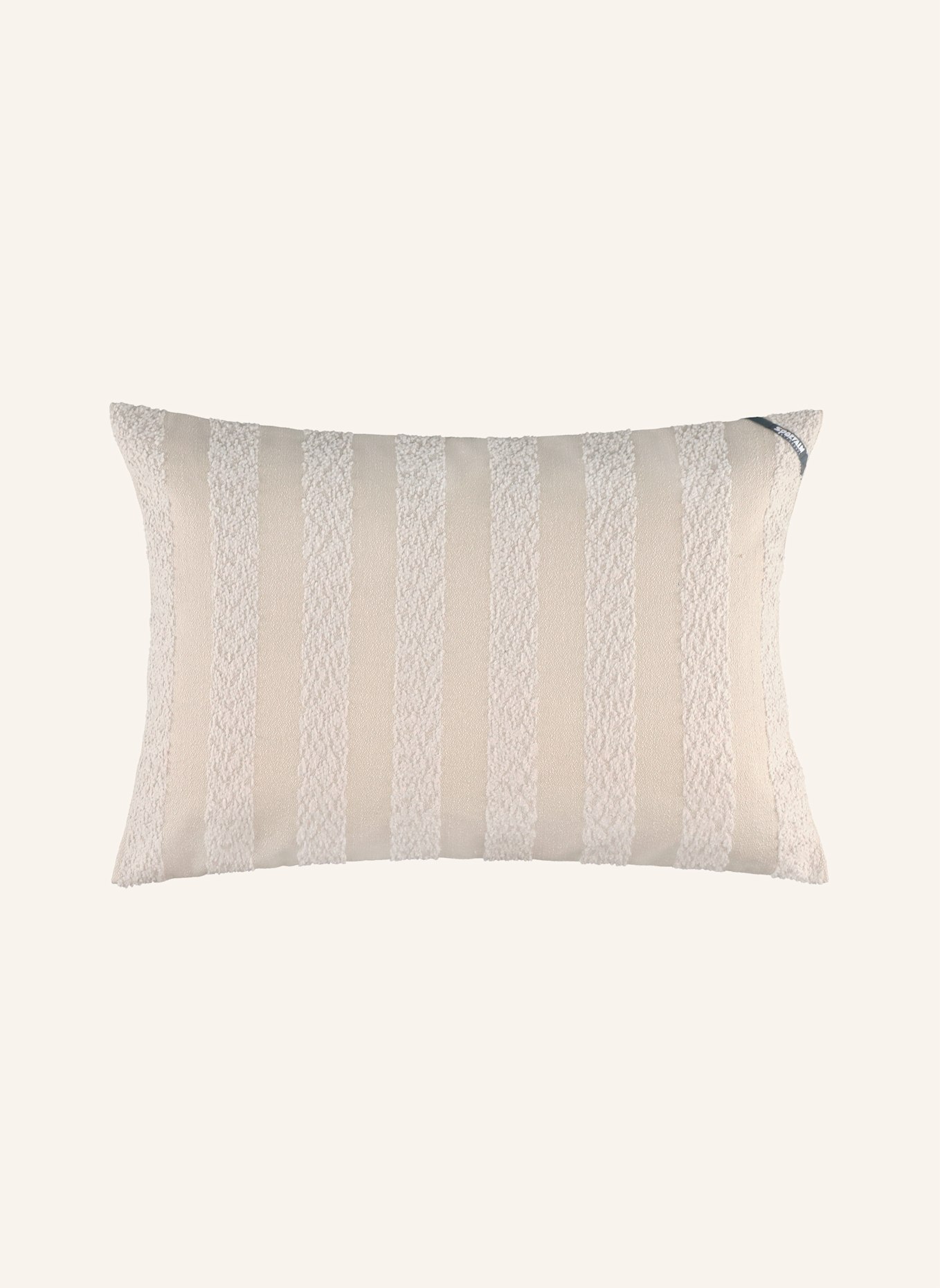 SPORTALM Zierkissenhülle SOFT STRIPE: CAMEL