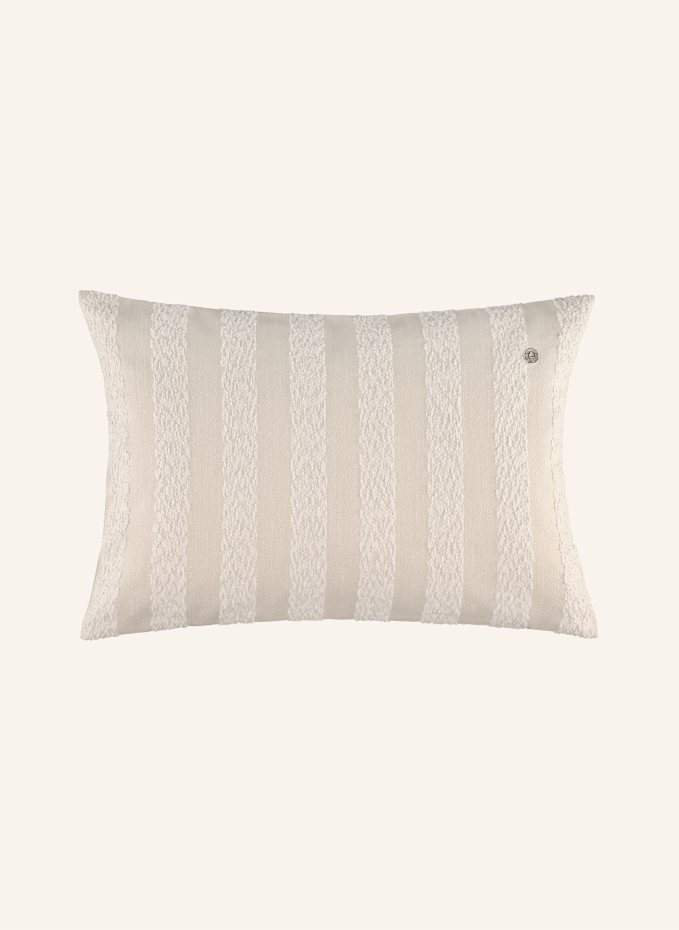 SPORTALM Zierkissenhülle SOFT STRIPE: CAMEL