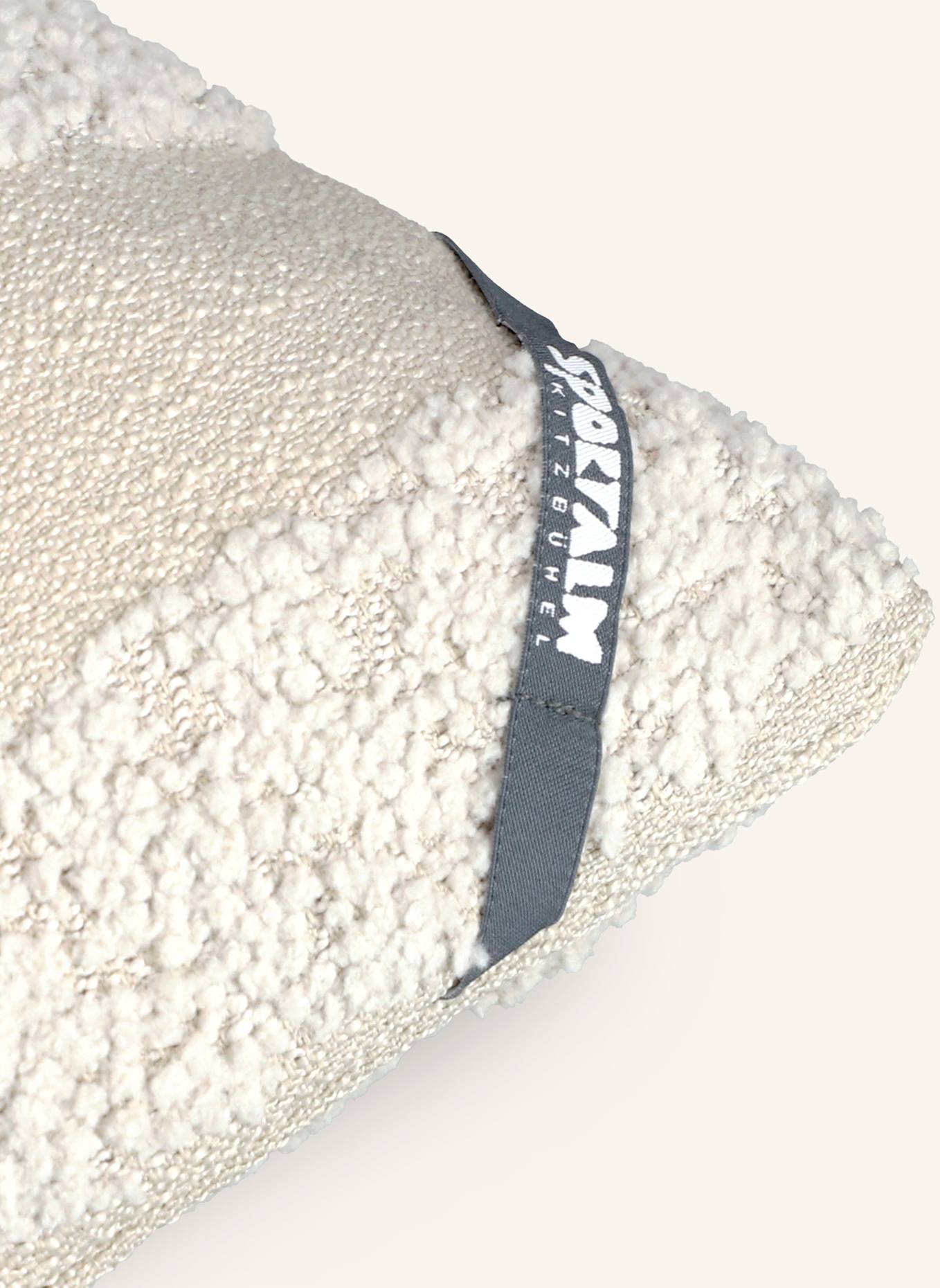 SPORTALM Zierkissenhülle SOFT STRIPE: CAMEL