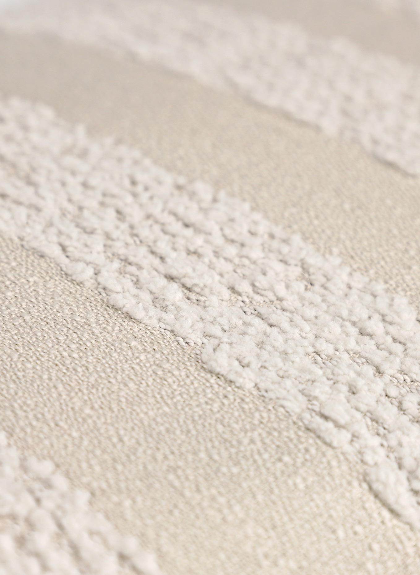 SPORTALM Zierkissenhülle SOFT STRIPE: CAMEL