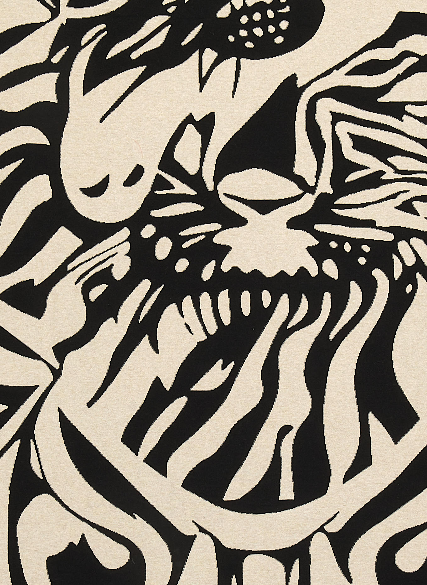 SPORTALM Wohndecke TIGER: SCHWARZ