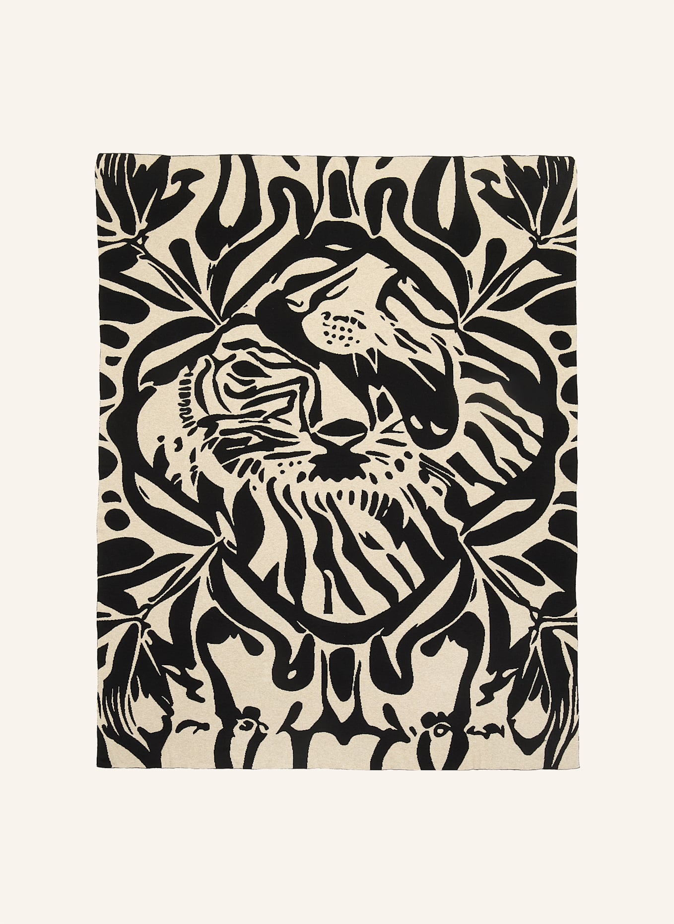 SPORTALM Wohndecke TIGER: SCHWARZ