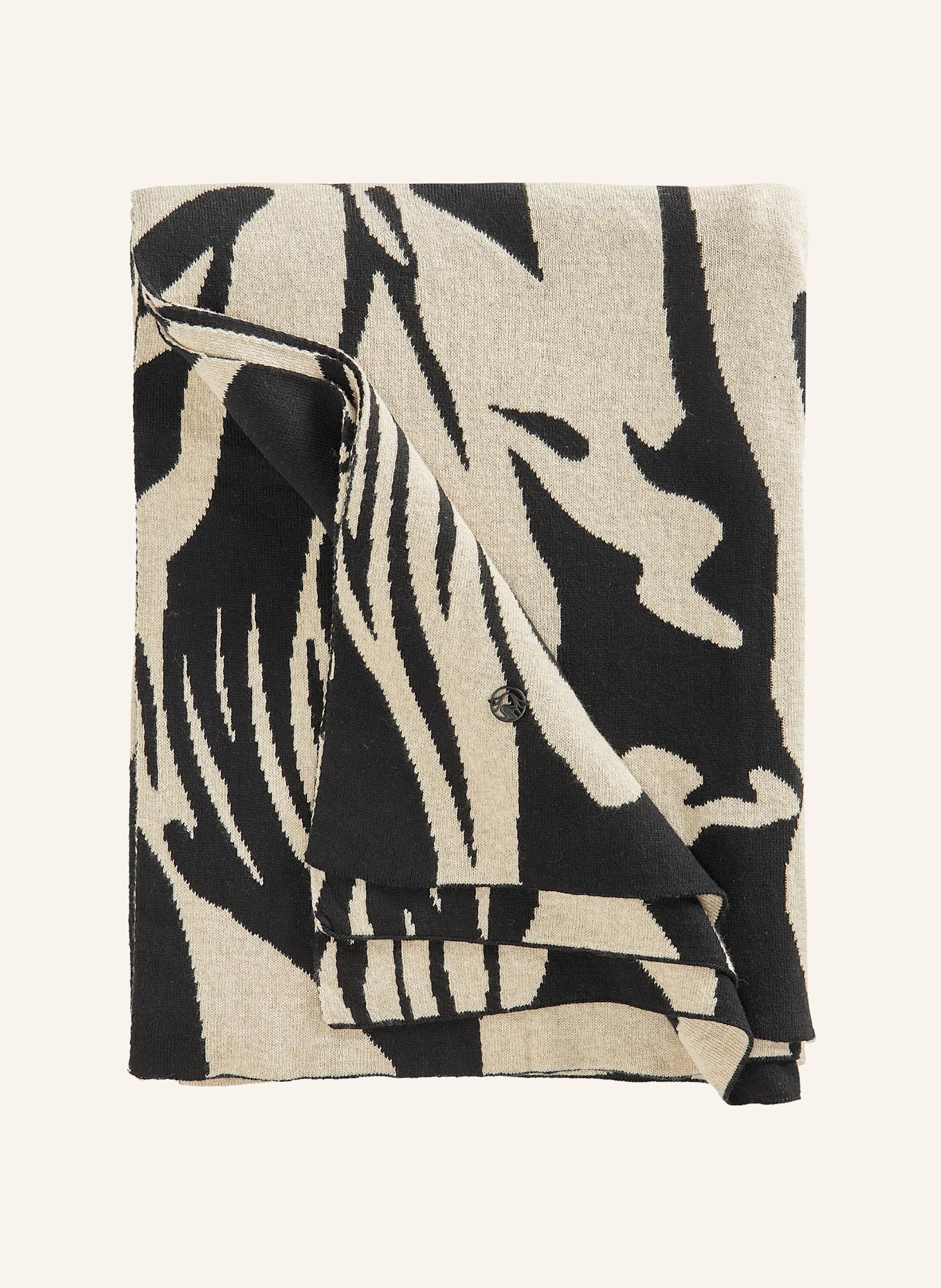 SPORTALM Wohndecke TIGER: SCHWARZ